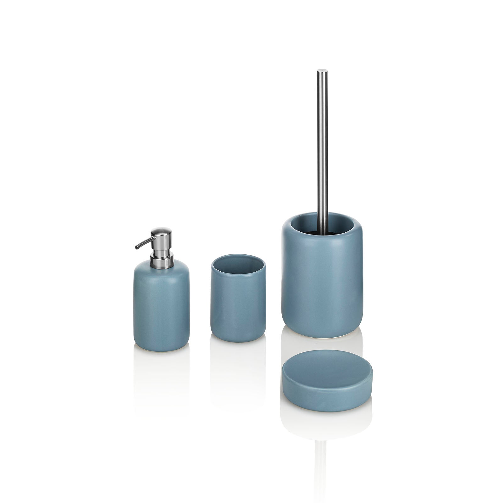 Set bagno 4 pezzi ZAM | Blu