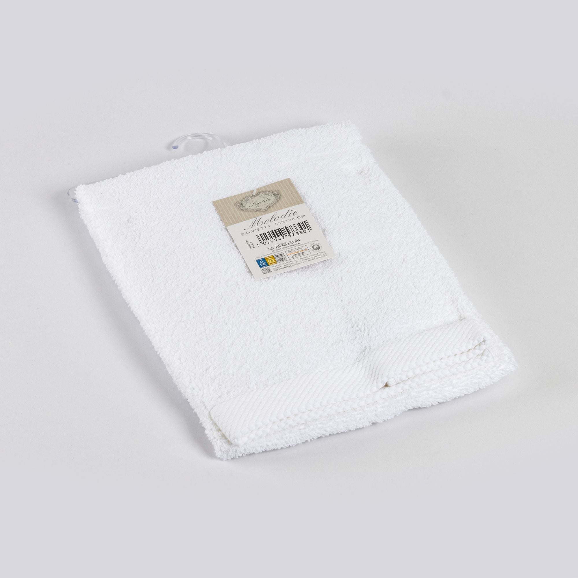 Asciugamano viso BREST | Bianco