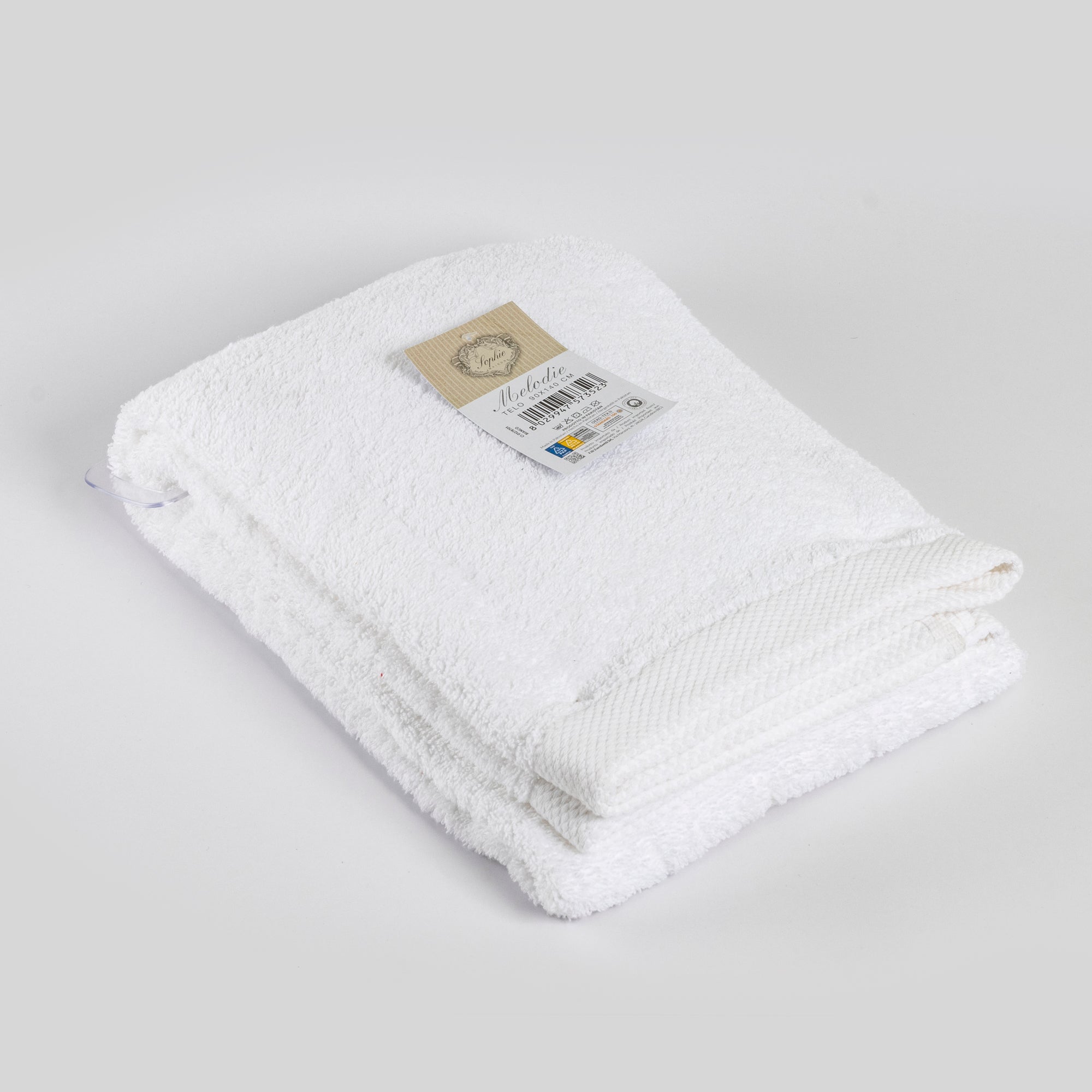 Telo doccia BREST | Bianco