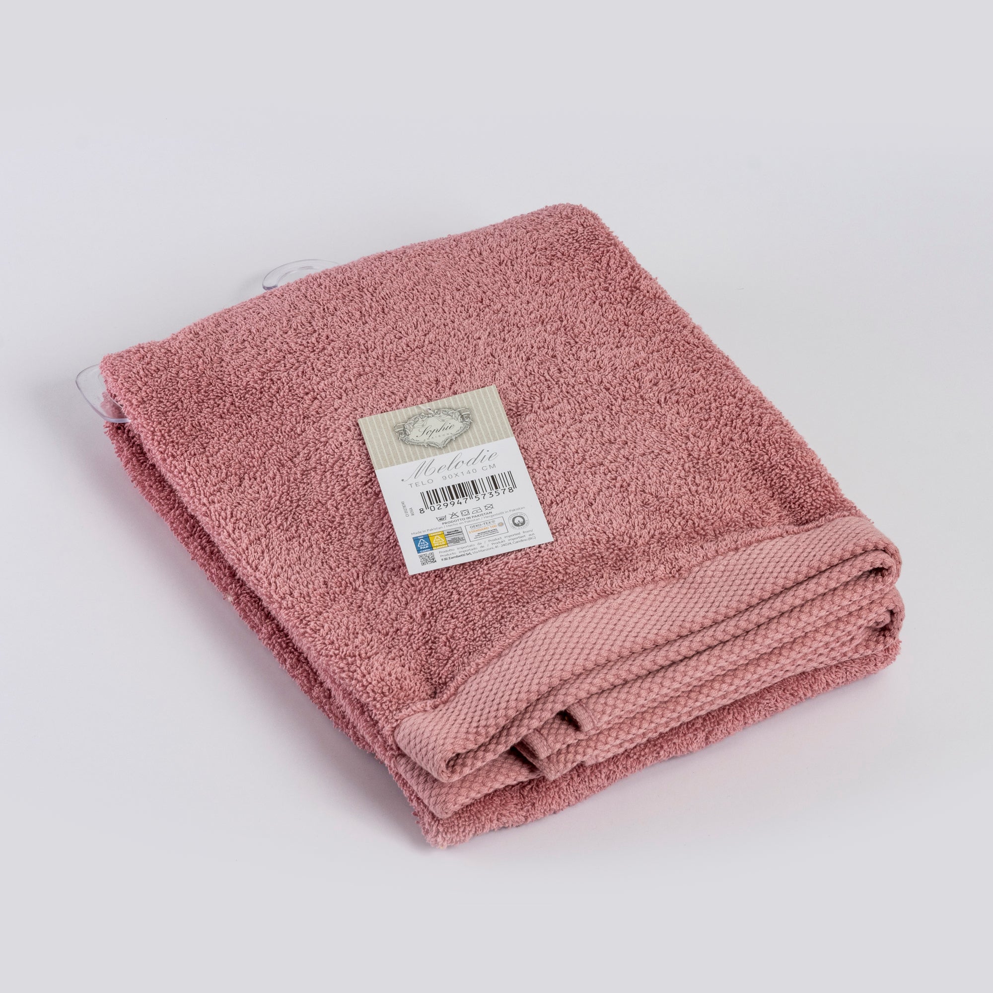 Telo doccia BREST | Rosa