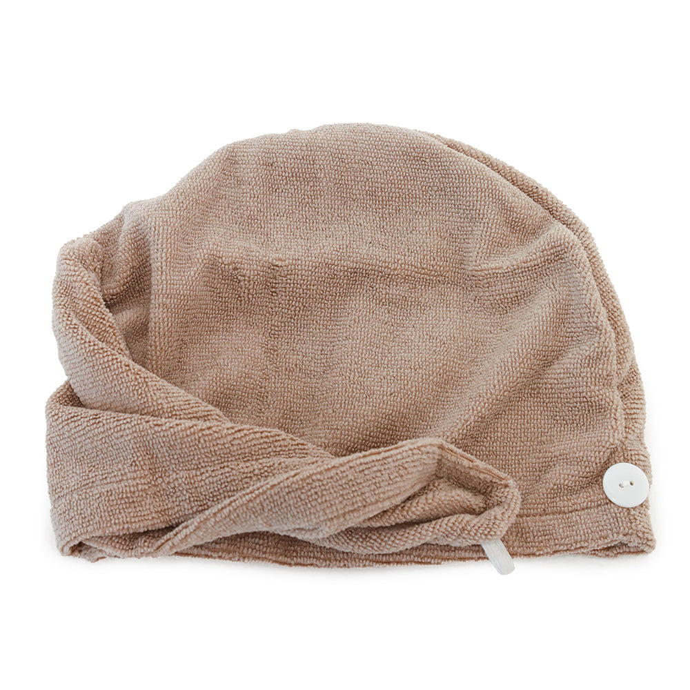 Turbante asciugacapelli YUYI | Beige
