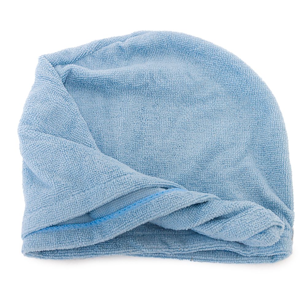 Turbante asciugacapelli YUYI | Azzurro
