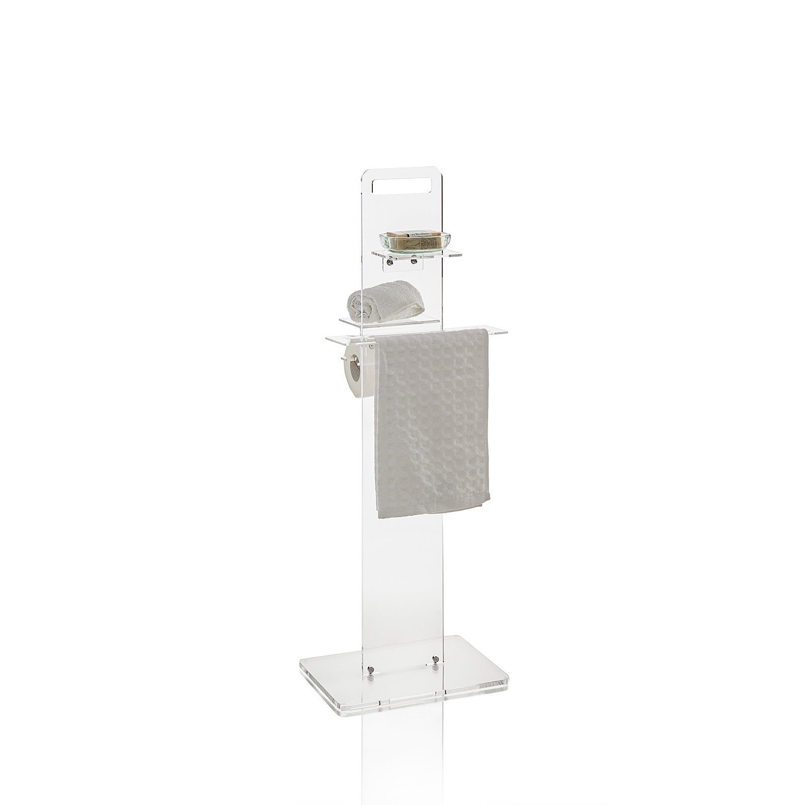 Piantana bagno NOLAN | Trasparente