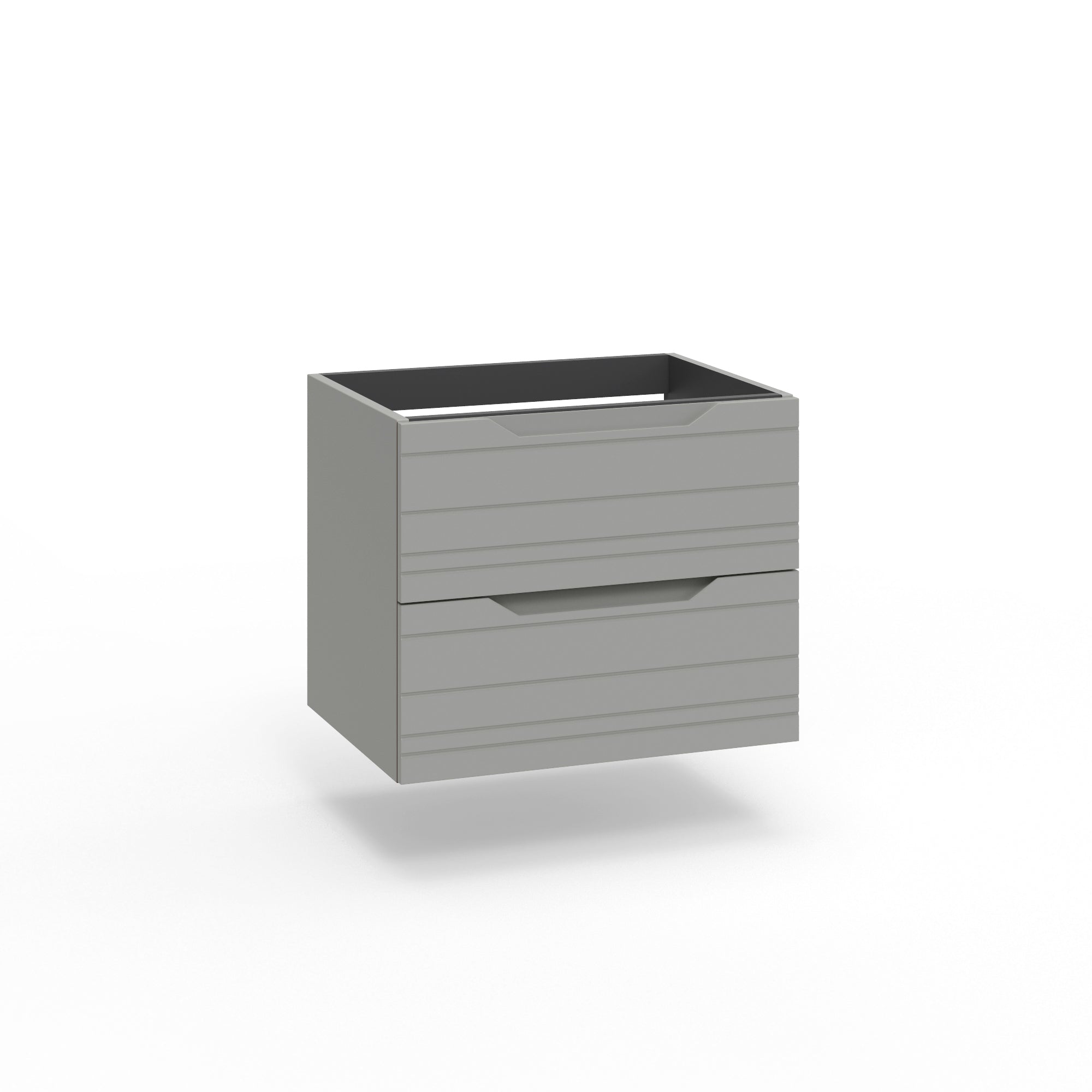 Base portalavabo 2 cassetti CORDELIA | Grigio