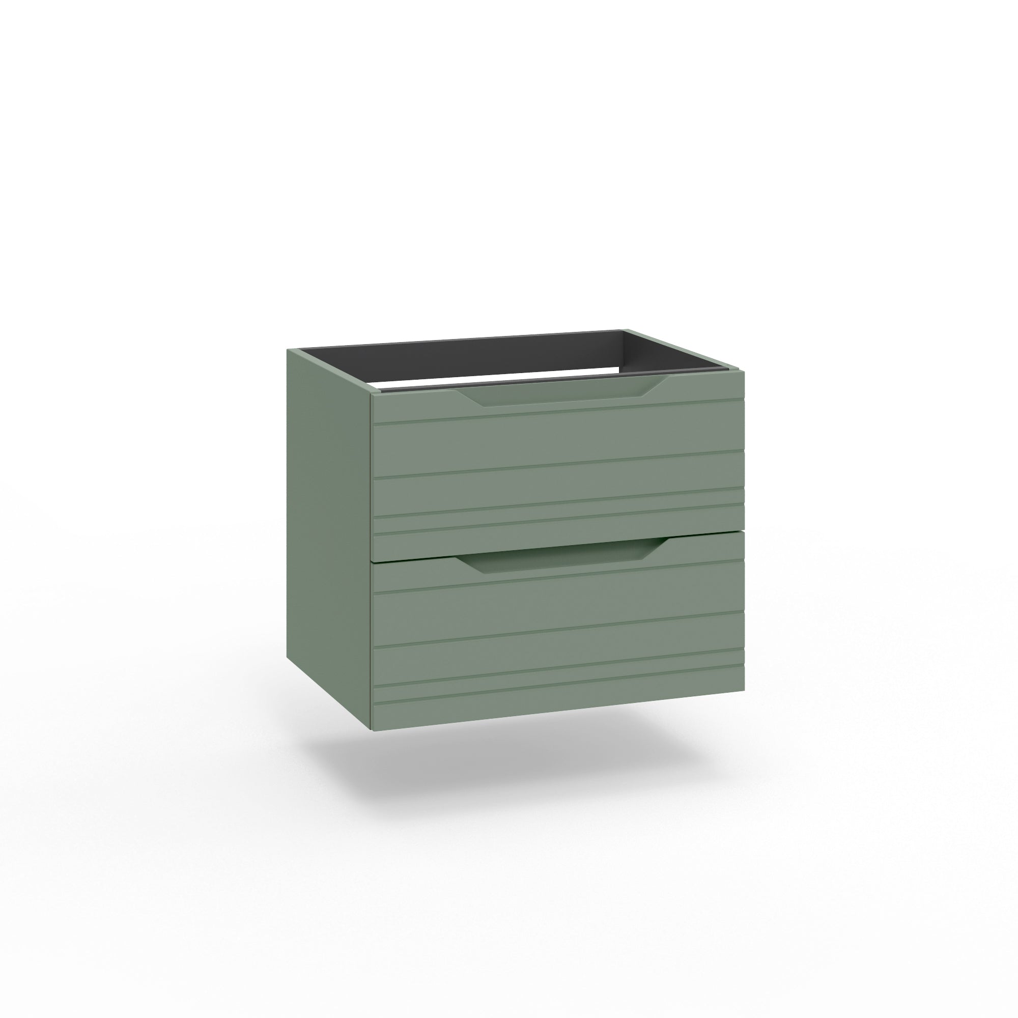 Base portalavabo 2 cassetti CORDELIA | Verde salvia