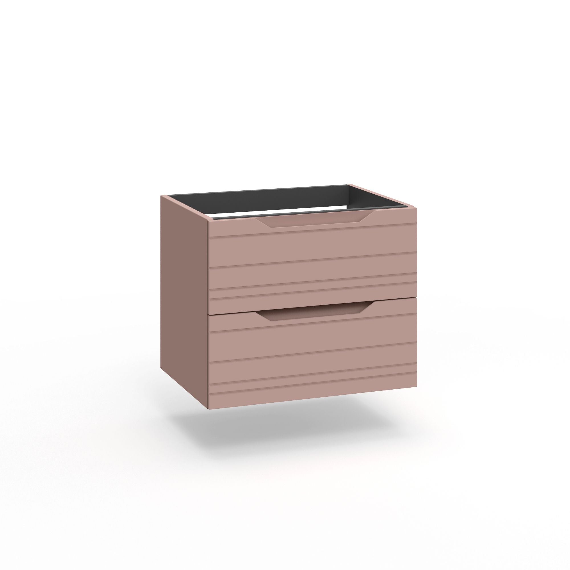 Base portalavabo 2 cassetti CORDELIA | Rosa cipria