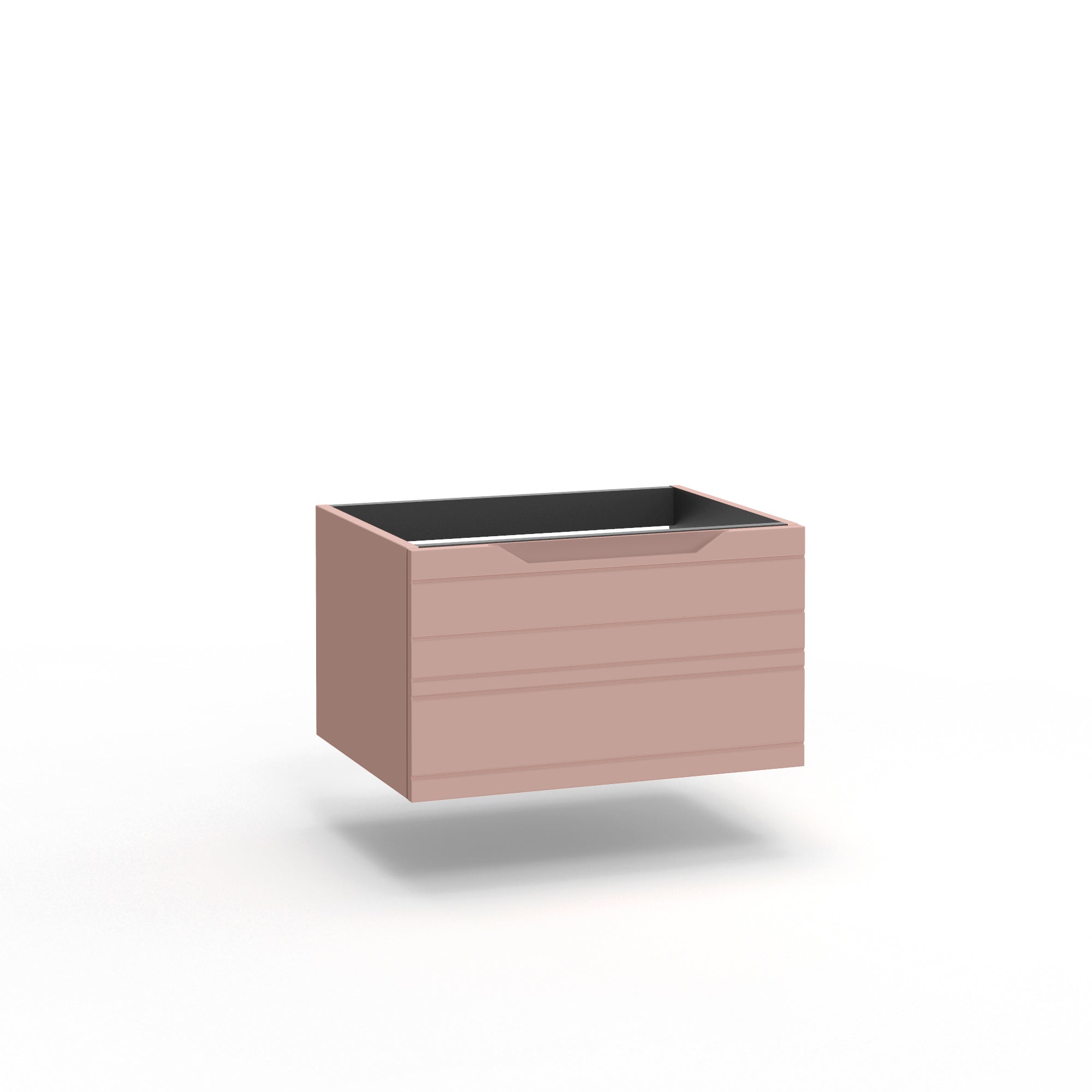 Base portalavabo 1 cestone CORDELIA | Rosa cipria