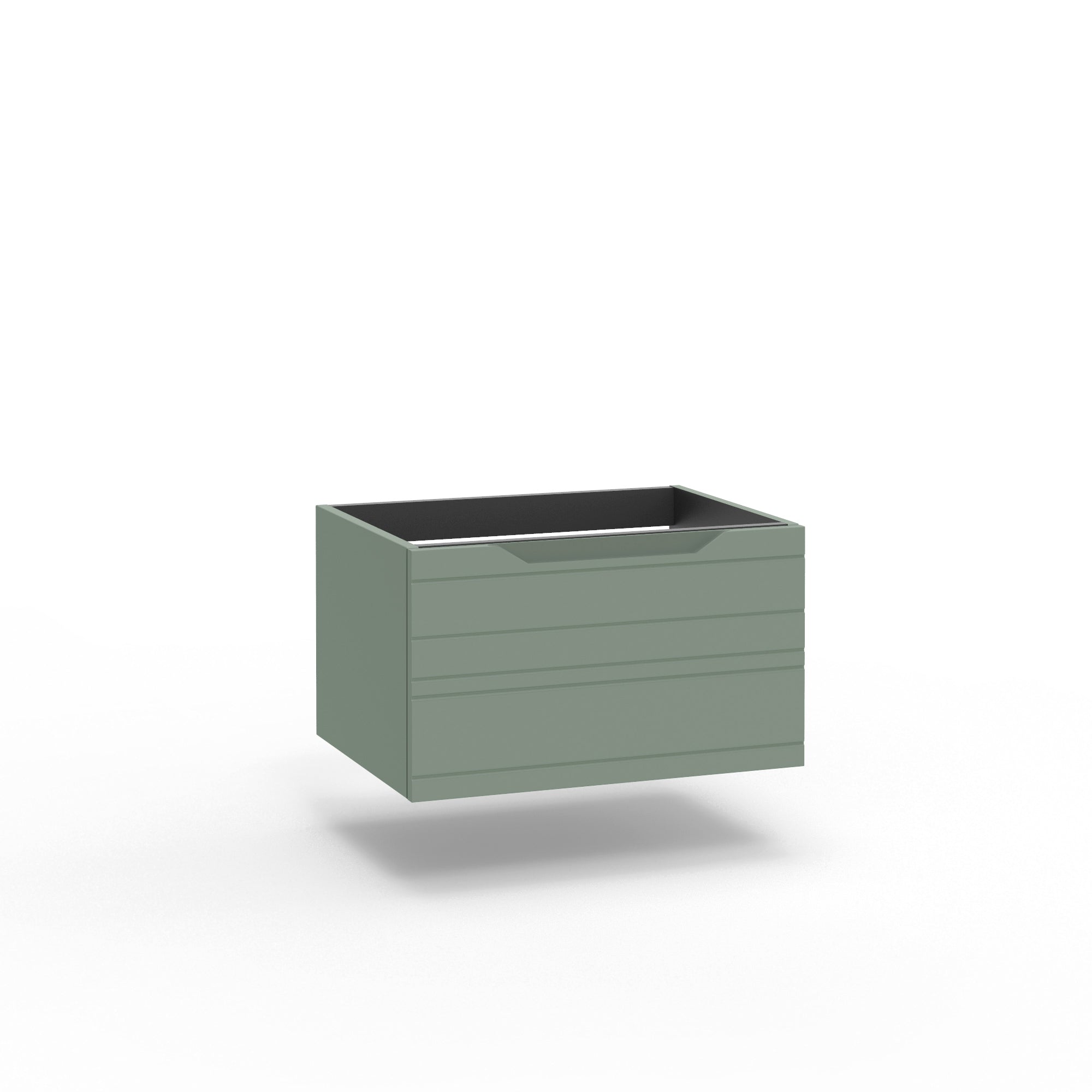 Base portalavabo 1 cestone CORDELIA | Verde salvia