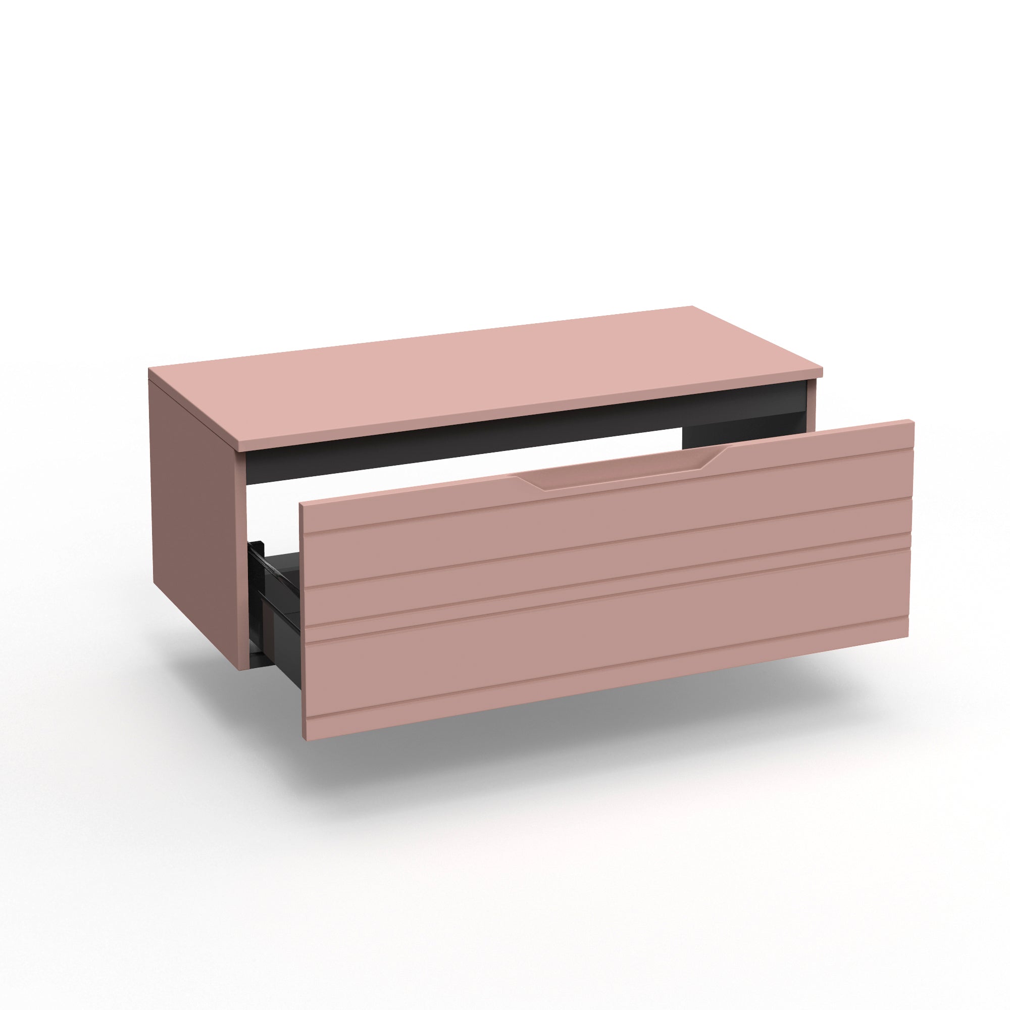 Base con top 1 cestone CORDELIA | Rosa cipria