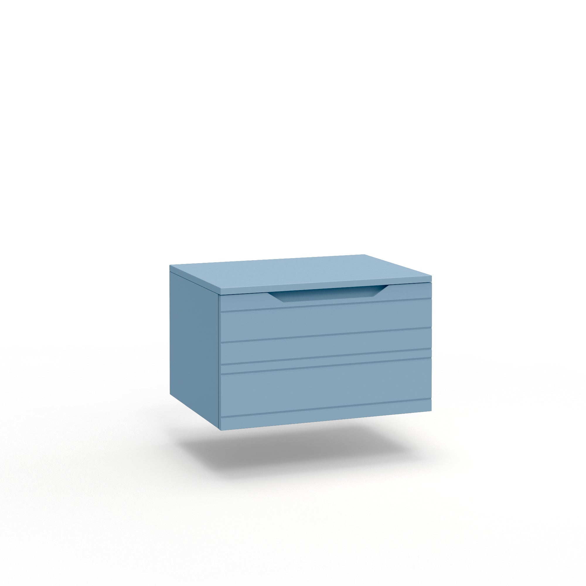 Base con top 1 cestone CORDELIA | Azzurro tiffany