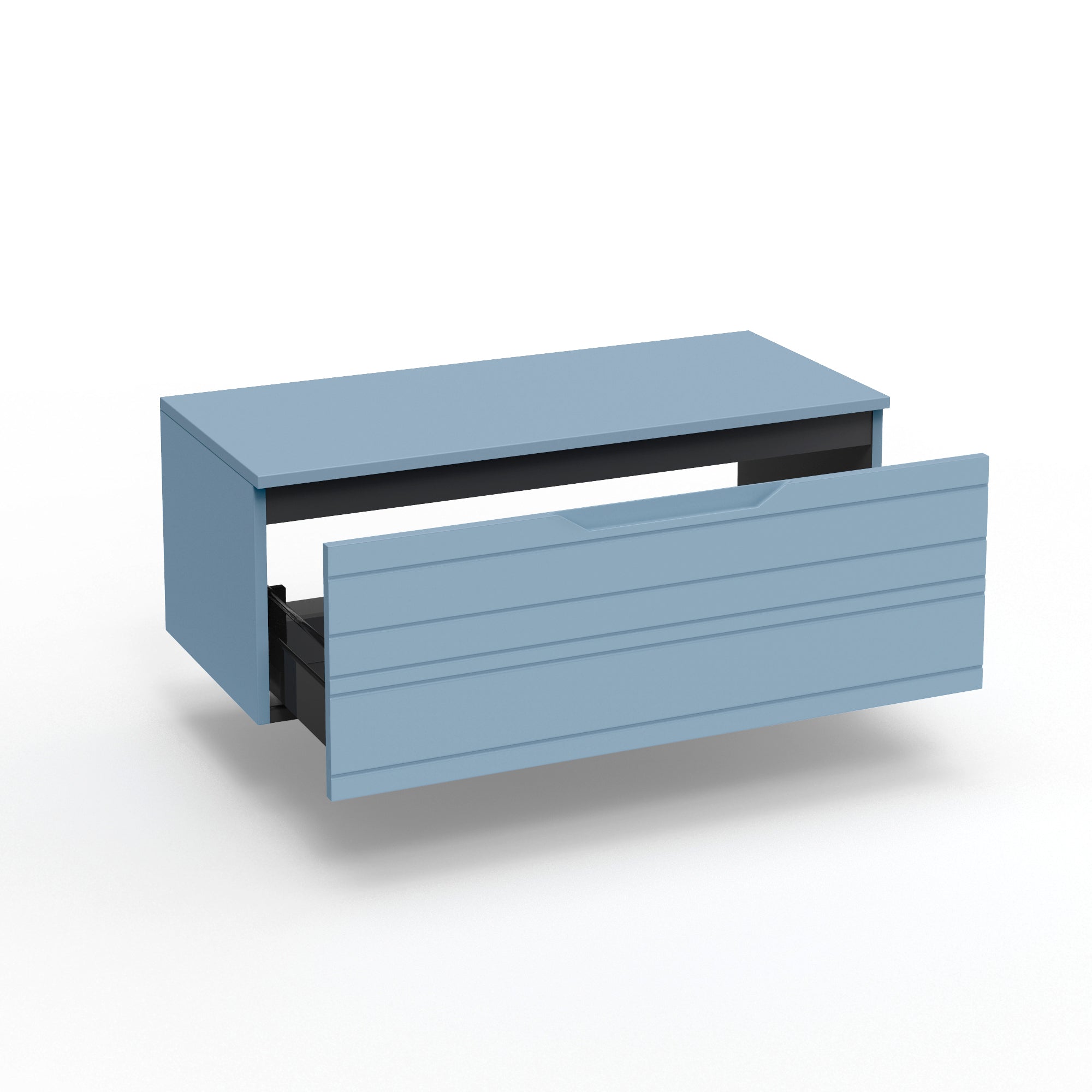 Base con top 1 cestone CORDELIA | Azzurro tiffany