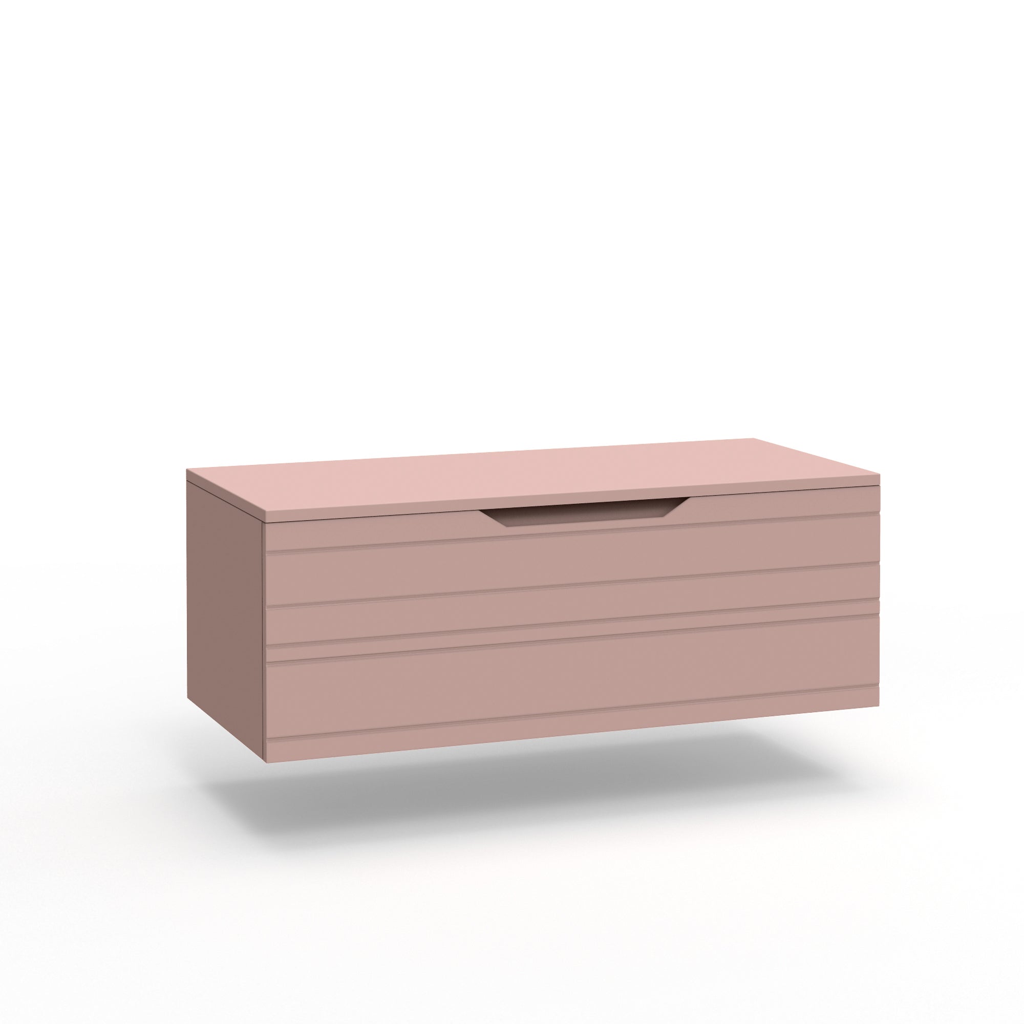 Base con top 1 cestone CORDELIA | Rosa cipria