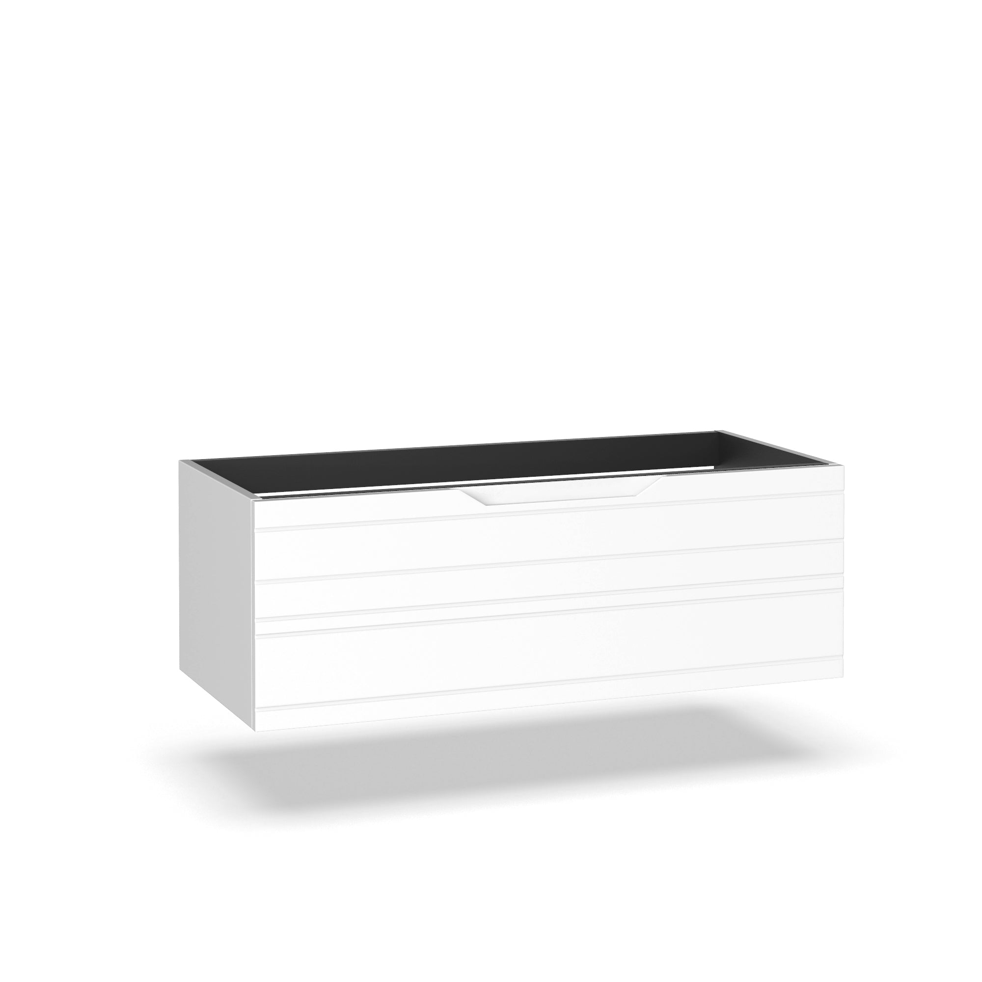 Base portalavabo 1 cestone CORDELIA | Bianco opaco