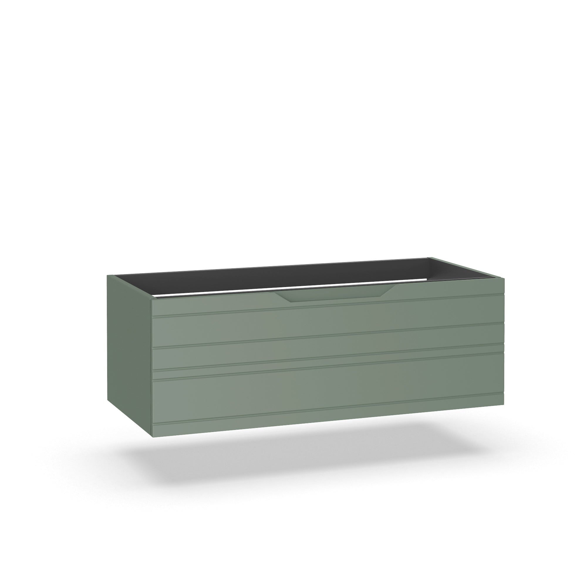 Base portalavabo 1 cestone CORDELIA | Verde salvia