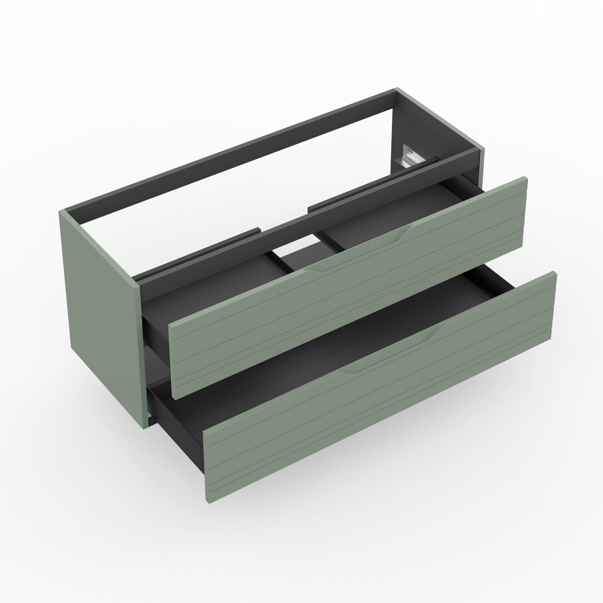 Base portalavabo 2 cassetti CORDELIA | Verde salvia