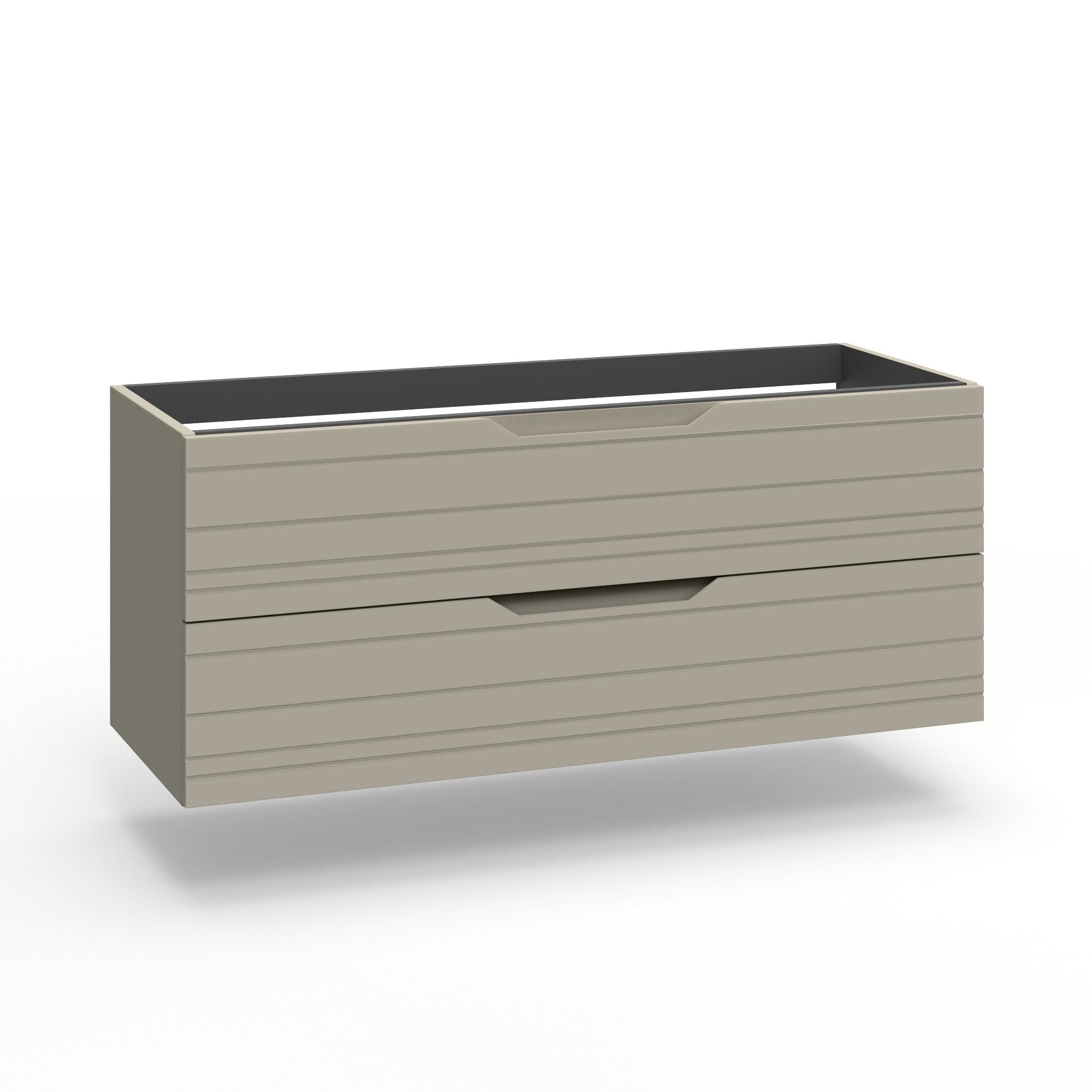 Base portalavabo 2 cassetti CORDELIA | Tortora