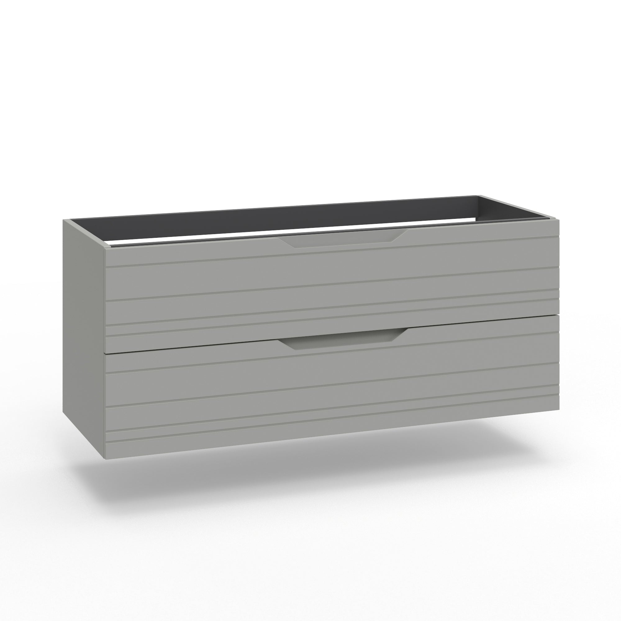Base portalavabo 2 cassetti per vasca DX CORDELIA | Grigio