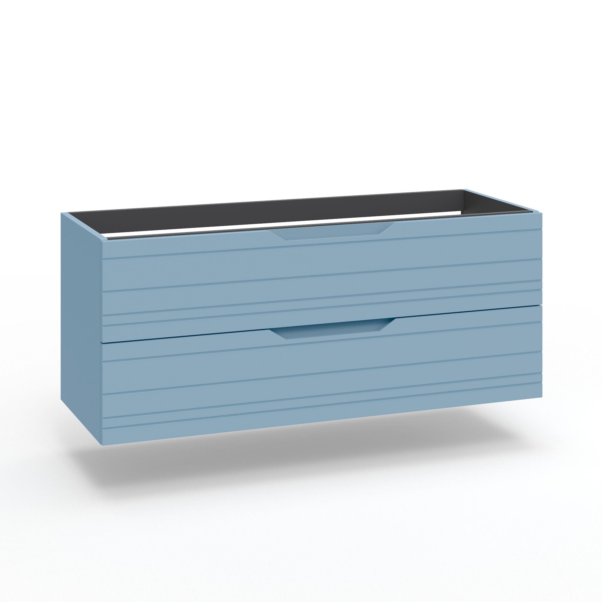 Base portalavabo 2 cassetti per vasca DX CORDELIA | Azzurro tiffany