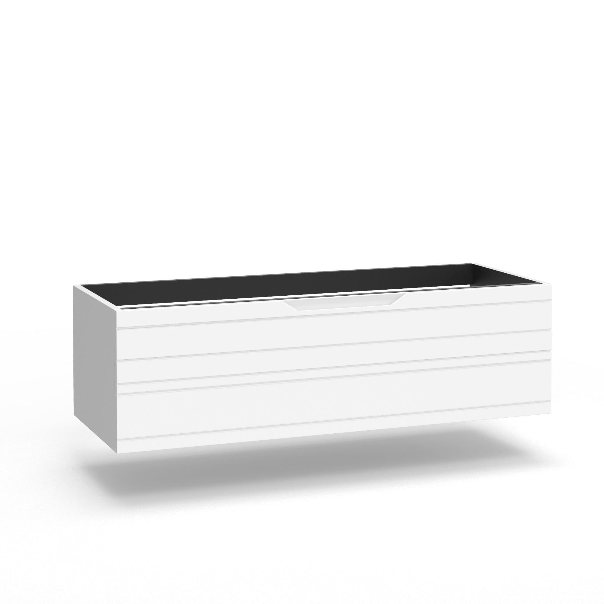 Base portalavabo 1 cestone CORDELIA | Bianco opaco