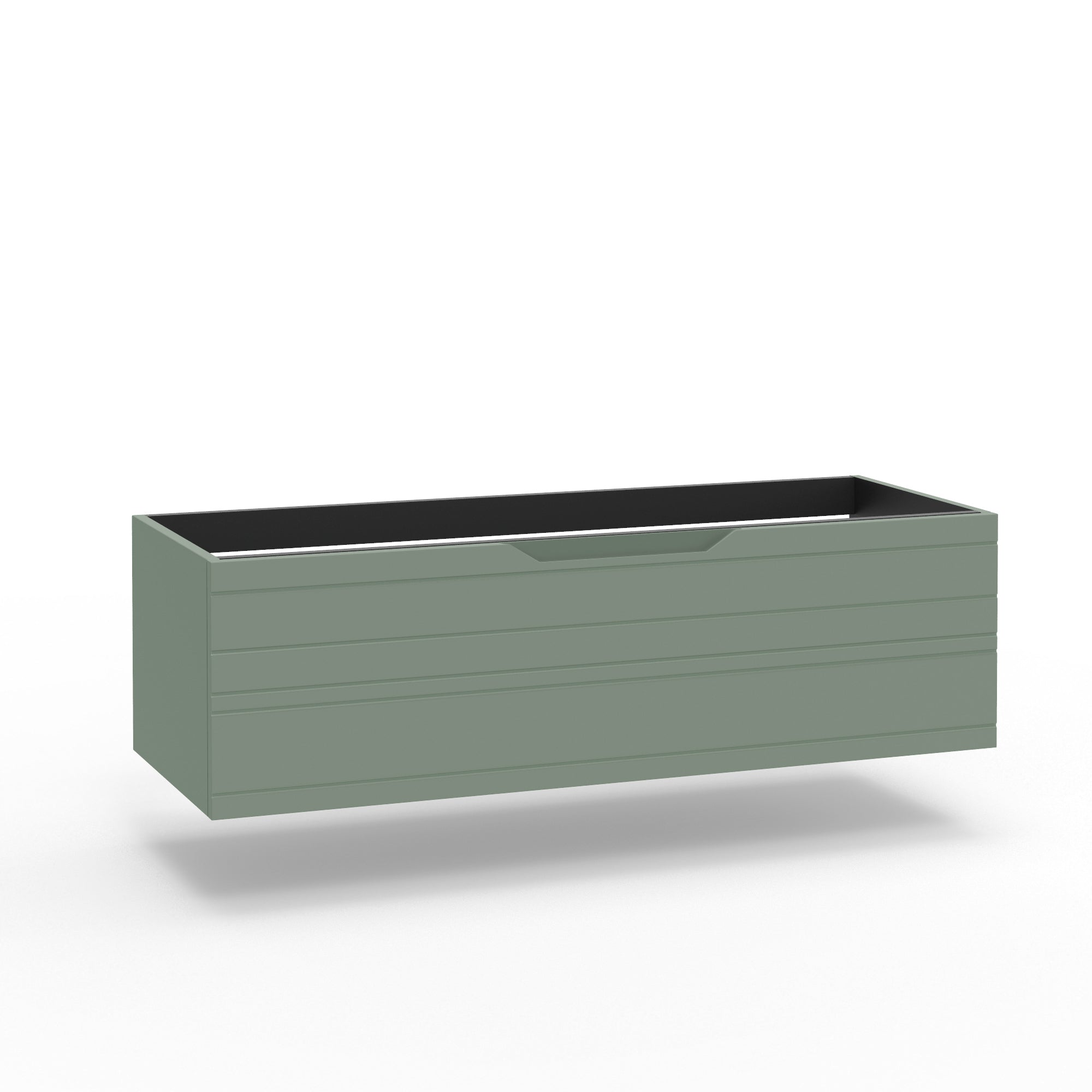 Base portalavabo 1 cestone CORDELIA | Verde salvia