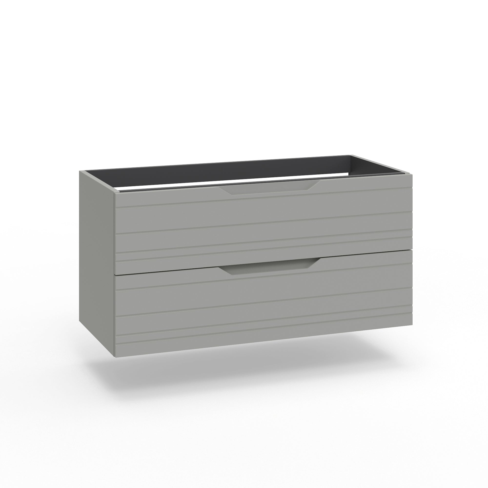 Base portalavabo 2 cassetti CORDELIA | Grigio