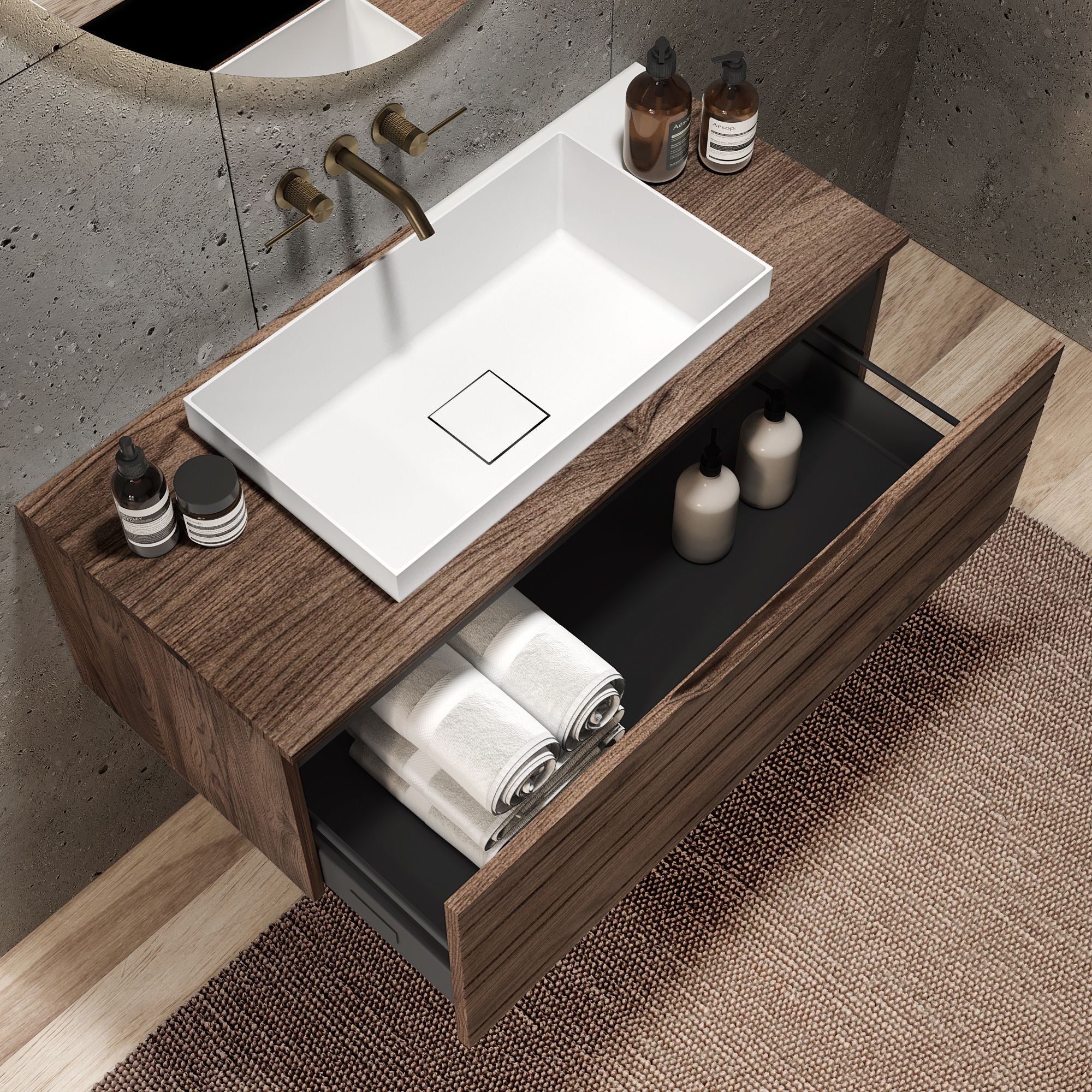 Composizione 3 pezzi CORDELIA | Rovere rio