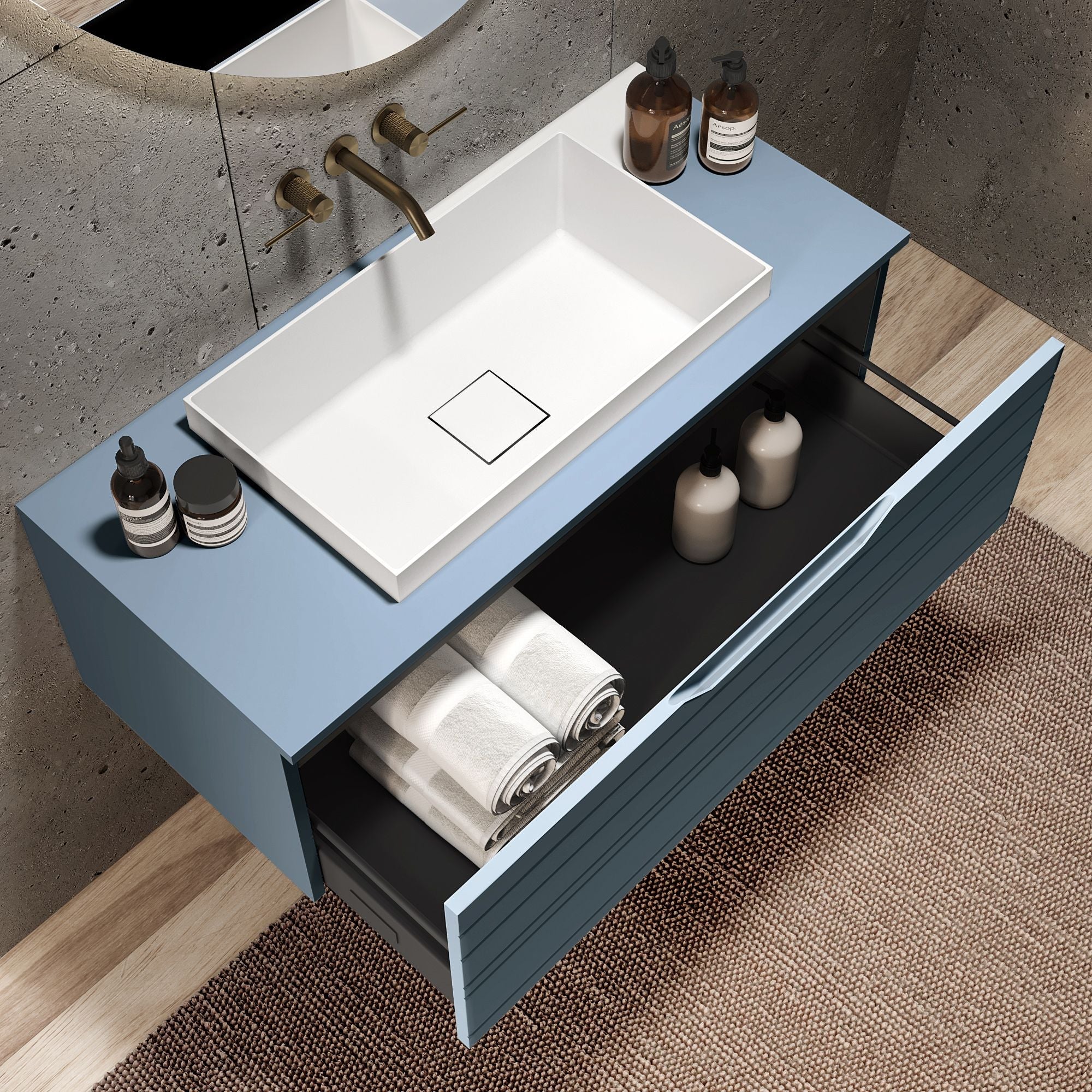 Composizione 3 pezzi CORDELIA | Azzurro tiffany