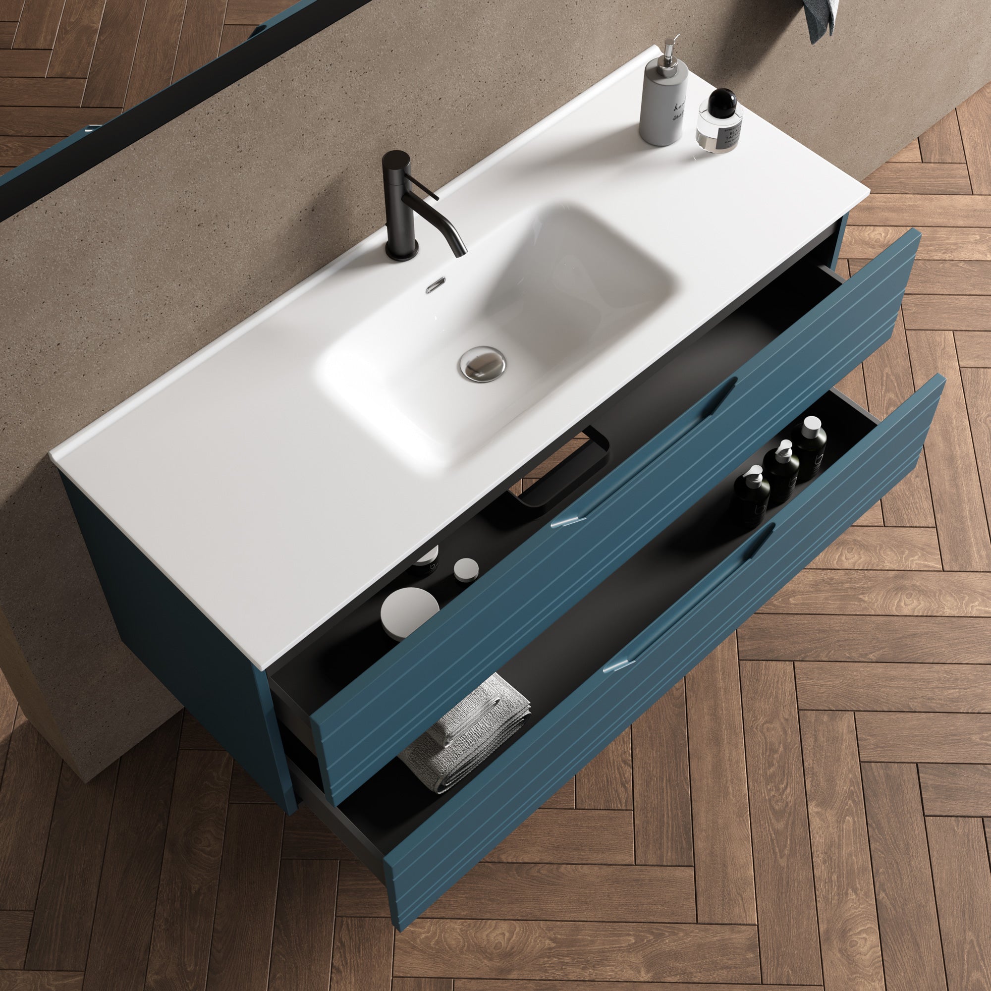 Composizione 4 pezzi CORDELIA | Blu