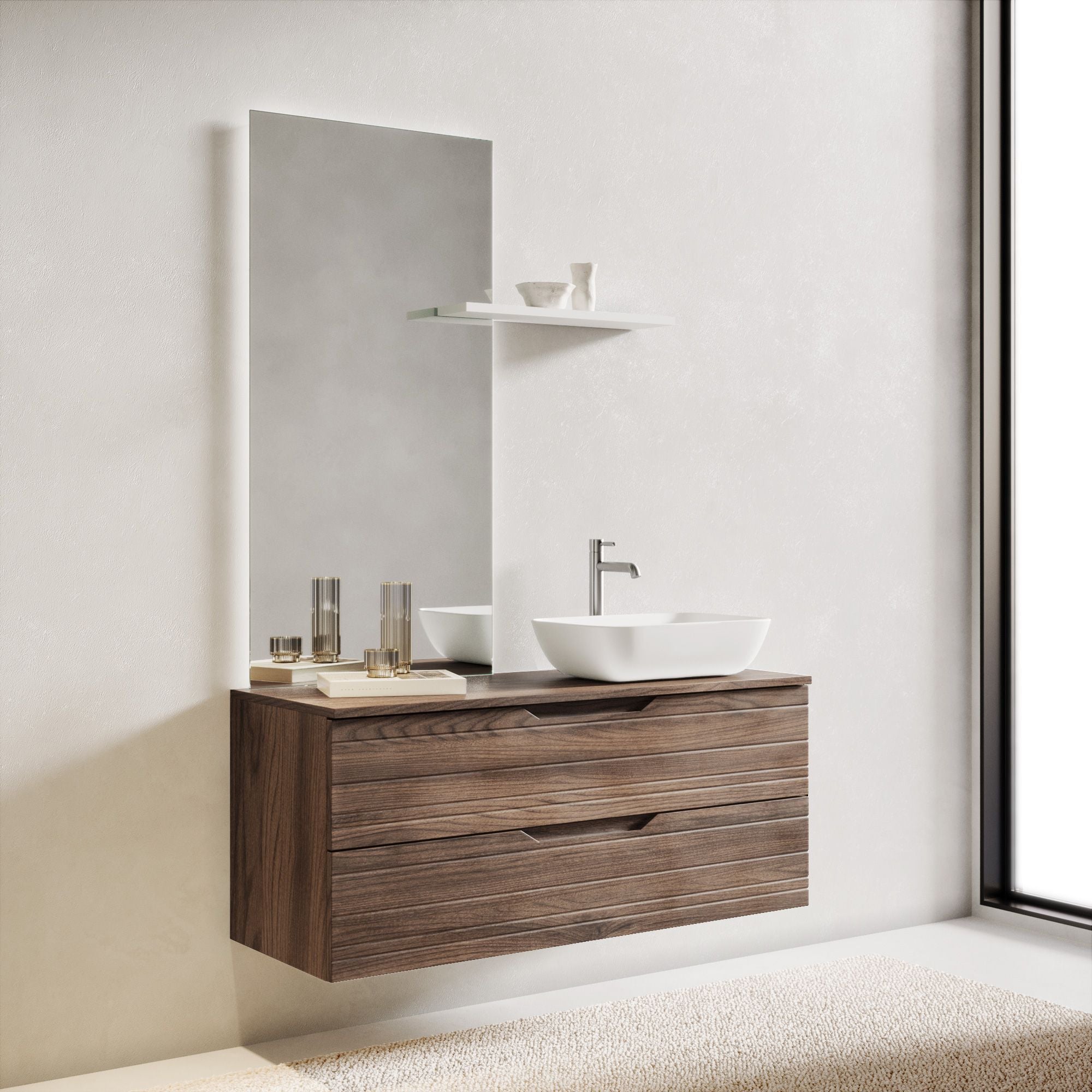 Composizione 4 pezzi CORDELIA | Rovere rio