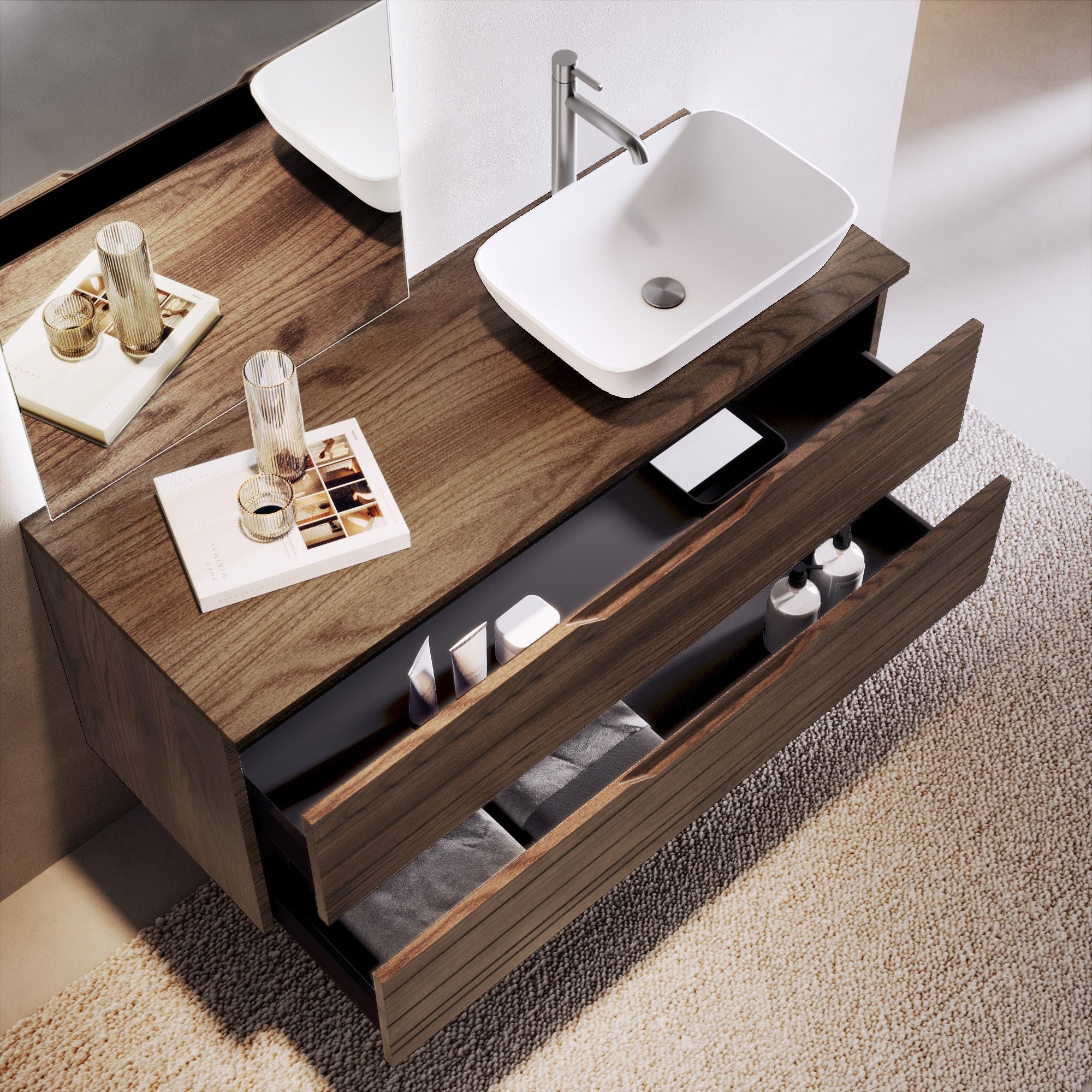 Composizione 4 pezzi CORDELIA | Rovere rio