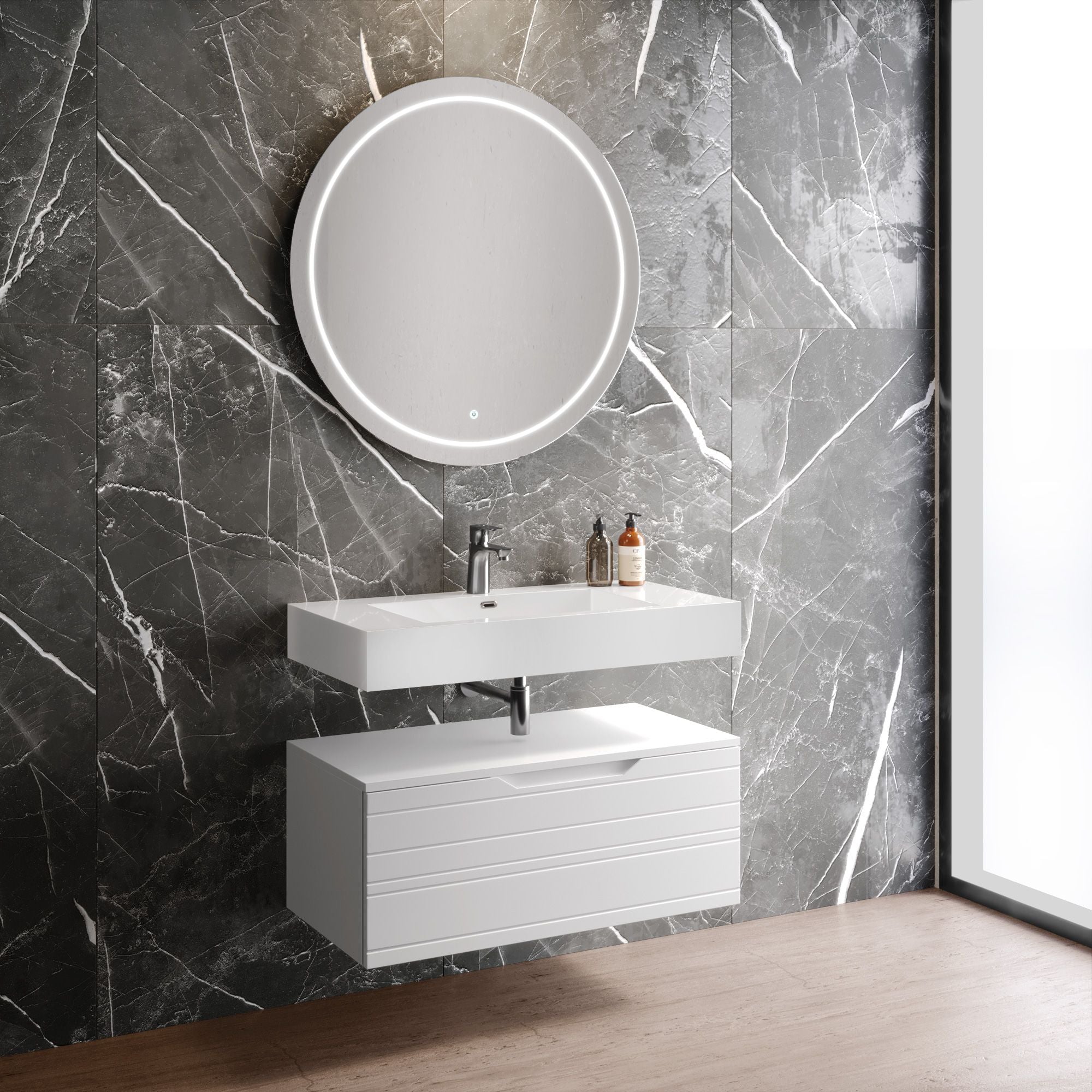 Composizione 3 pezzi CORDELIA | Bianco