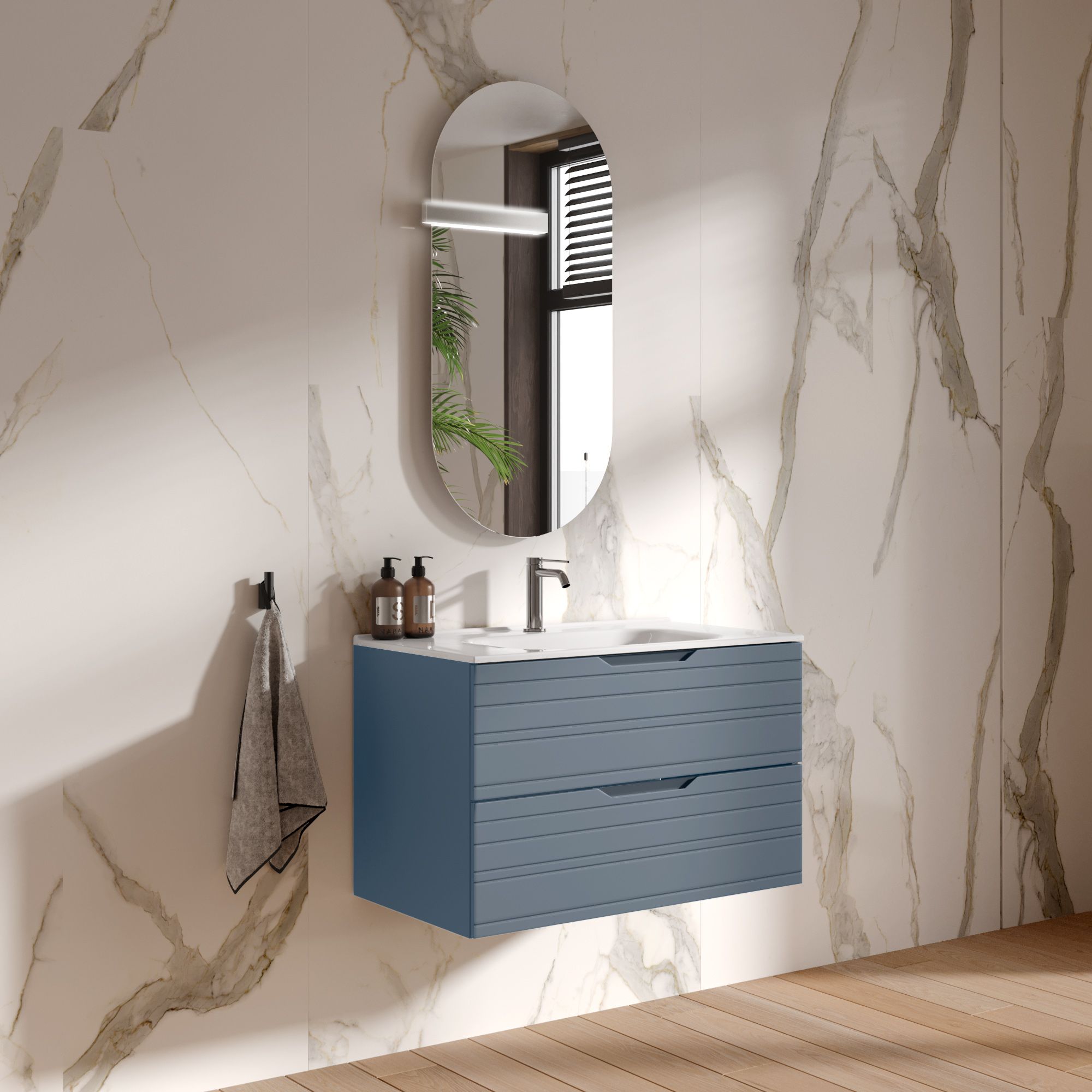 Composizione 4 pezzi CORDELIA | Blu