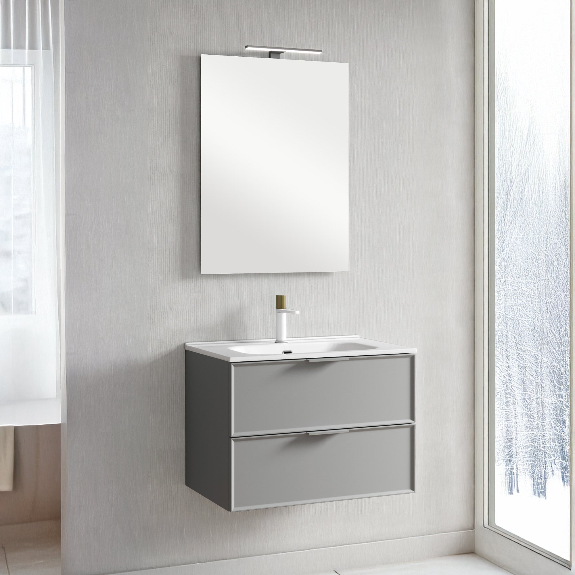 Composizione 4 pezzi ATLAS | Grigio