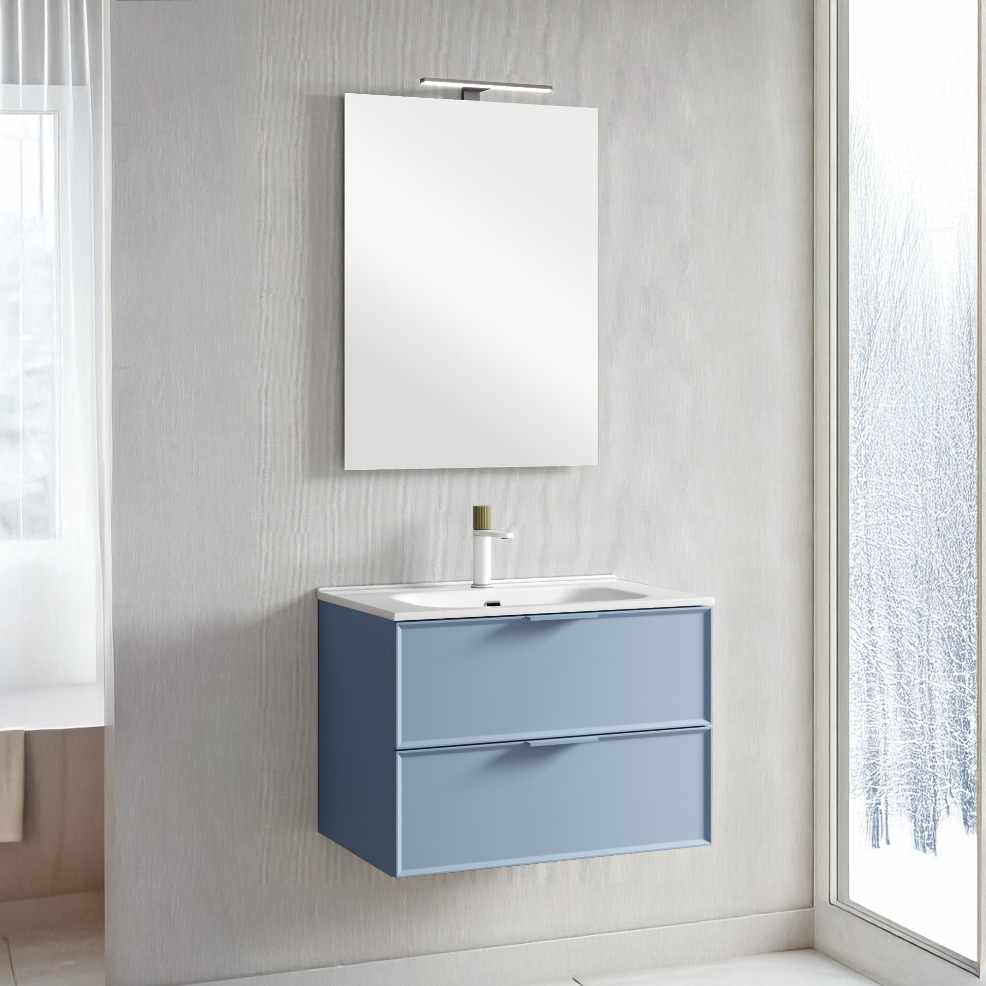 Composizione 4 pezzi ATLAS | Azzurro tiffany