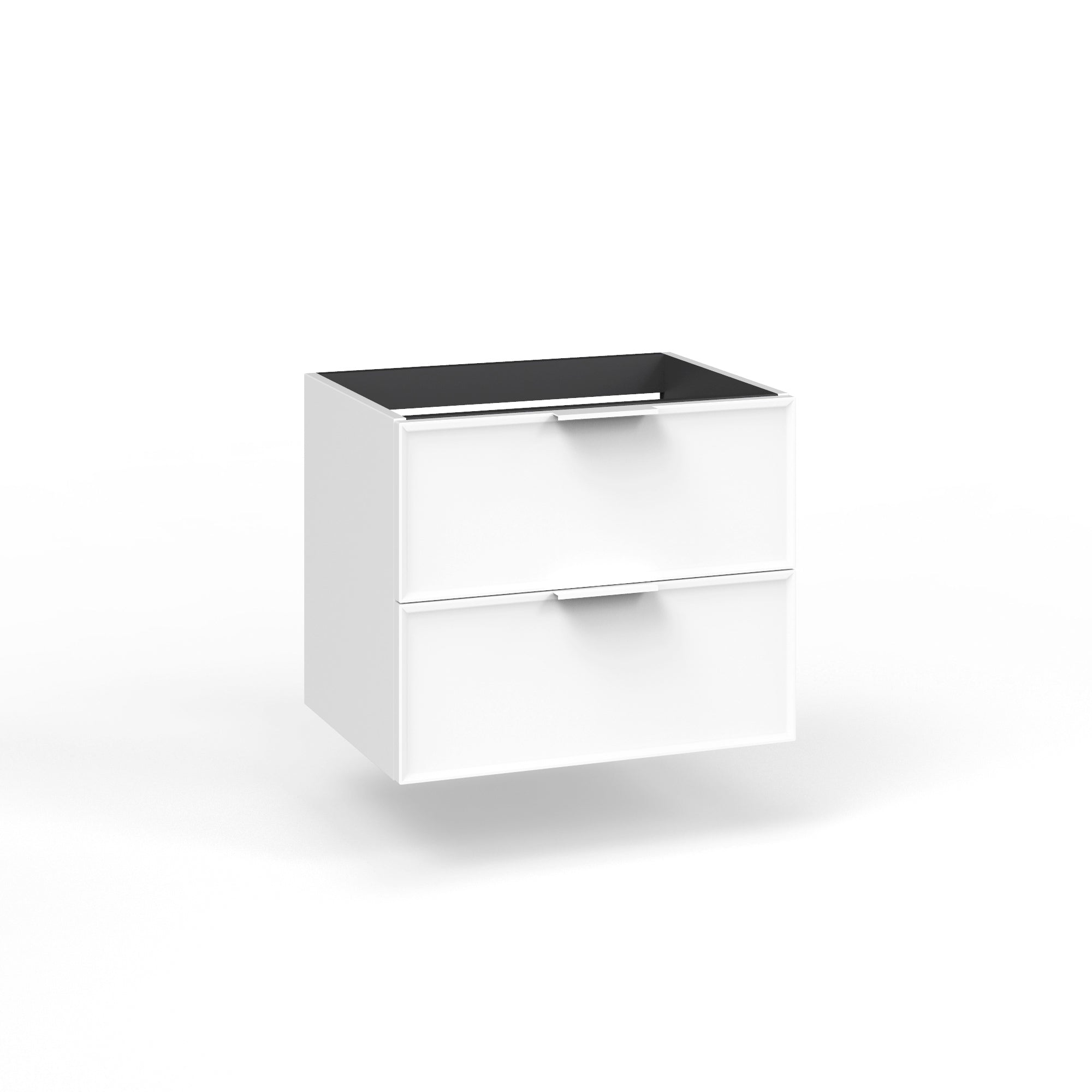 Base portalavabo 2 cassetti ATLAS | Bianco opaco