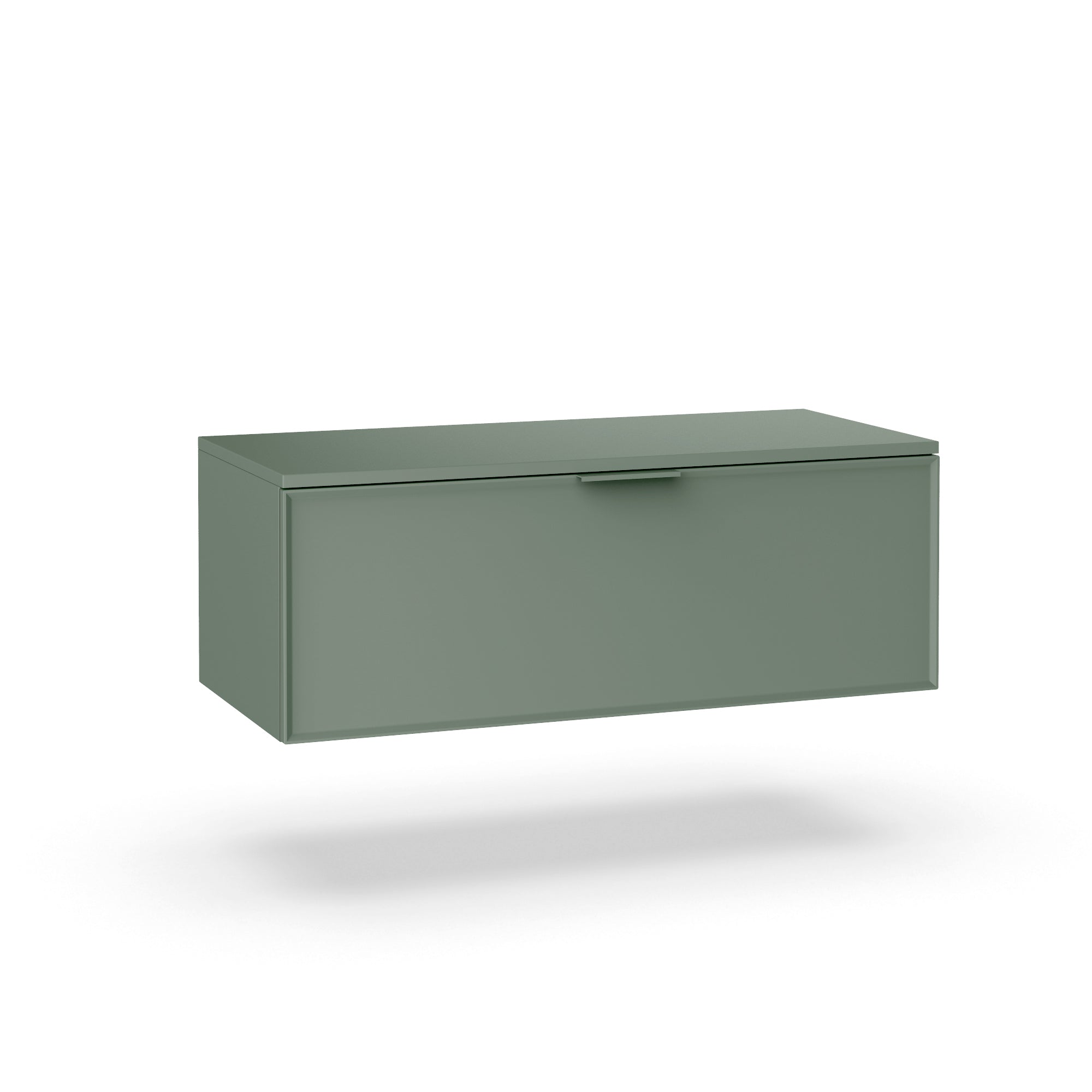 Base con top 1 cestone ATLAS | Verde salvia
