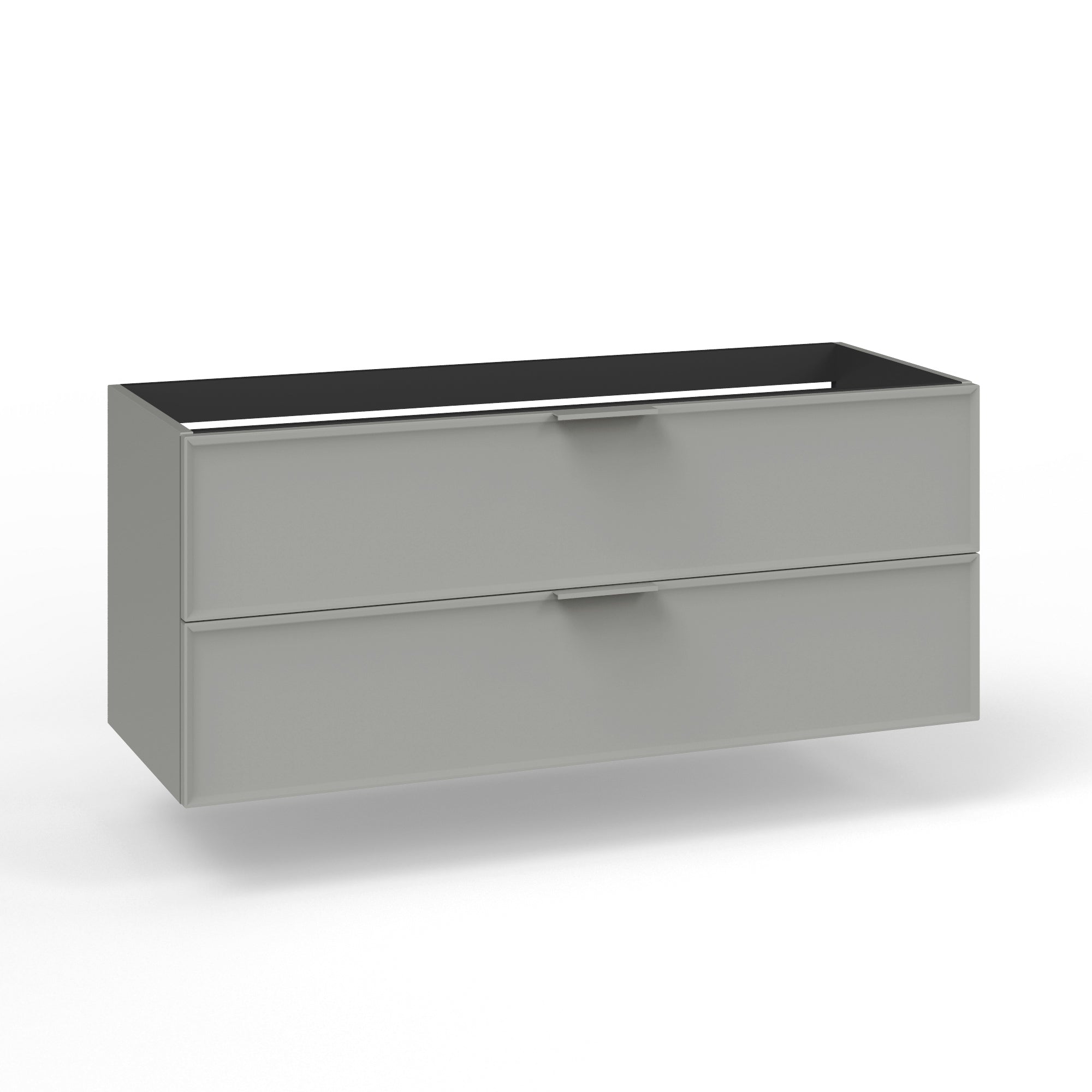 Base portalavabo 2 cassetti per doppia vasca ATLAS | Grigio