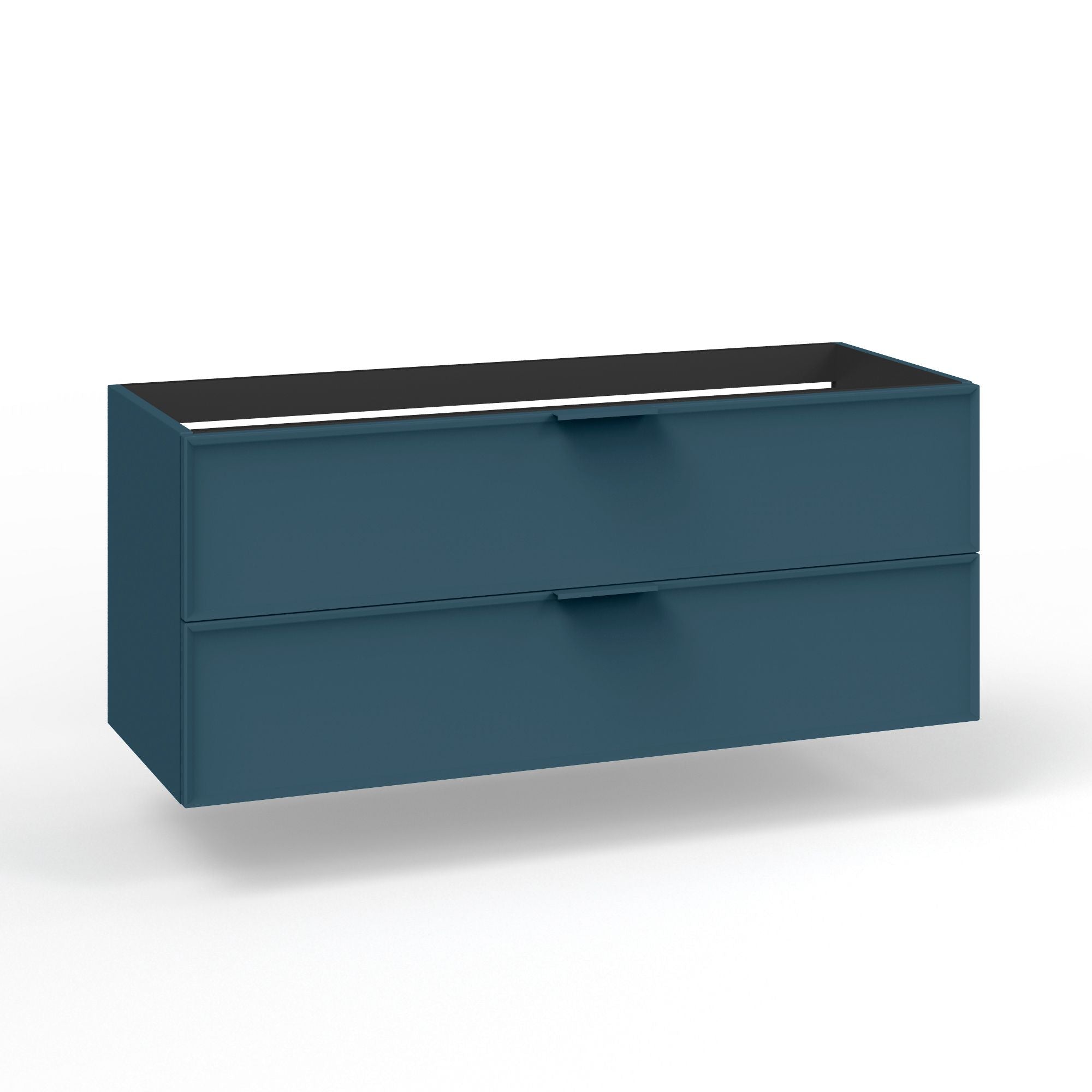 Base portalavabo 2 cassetti per vasca SX ATLAS | Blu