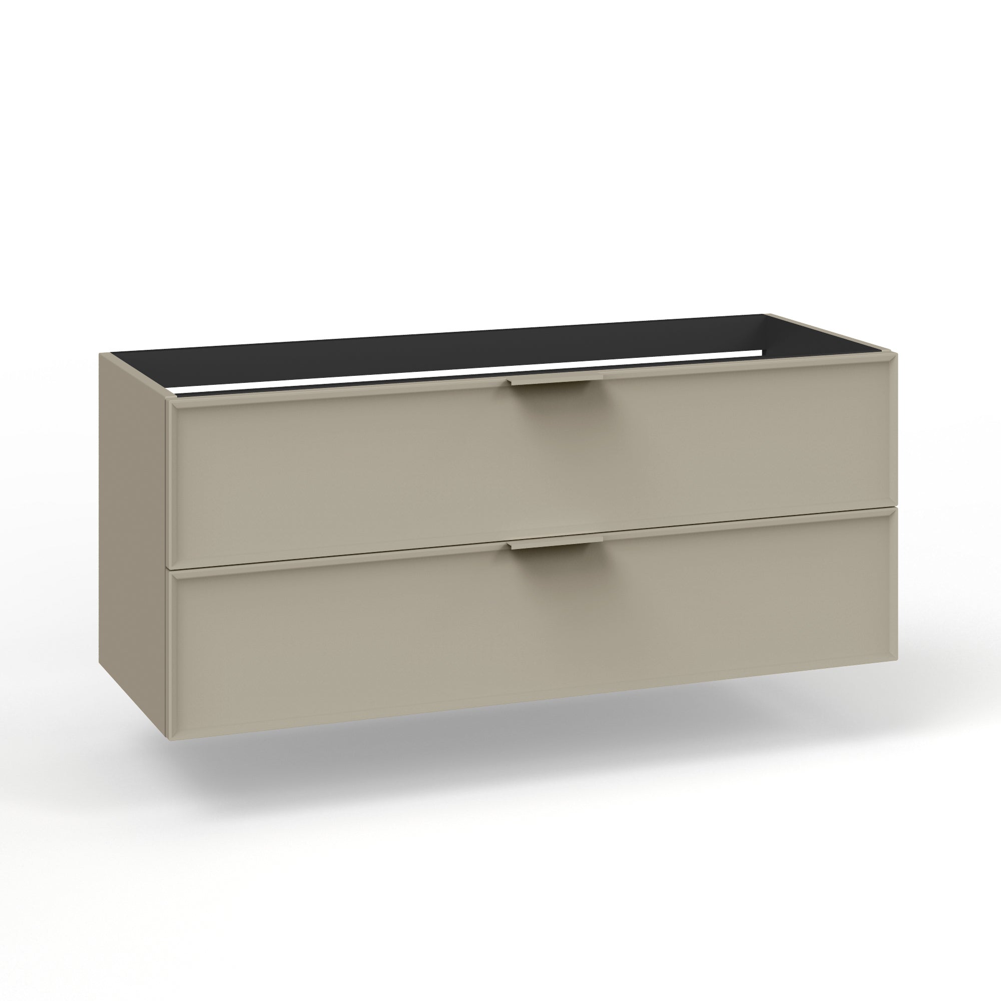 Base portalavabo 2 cassetti per vasca SX ATLAS | Tortora