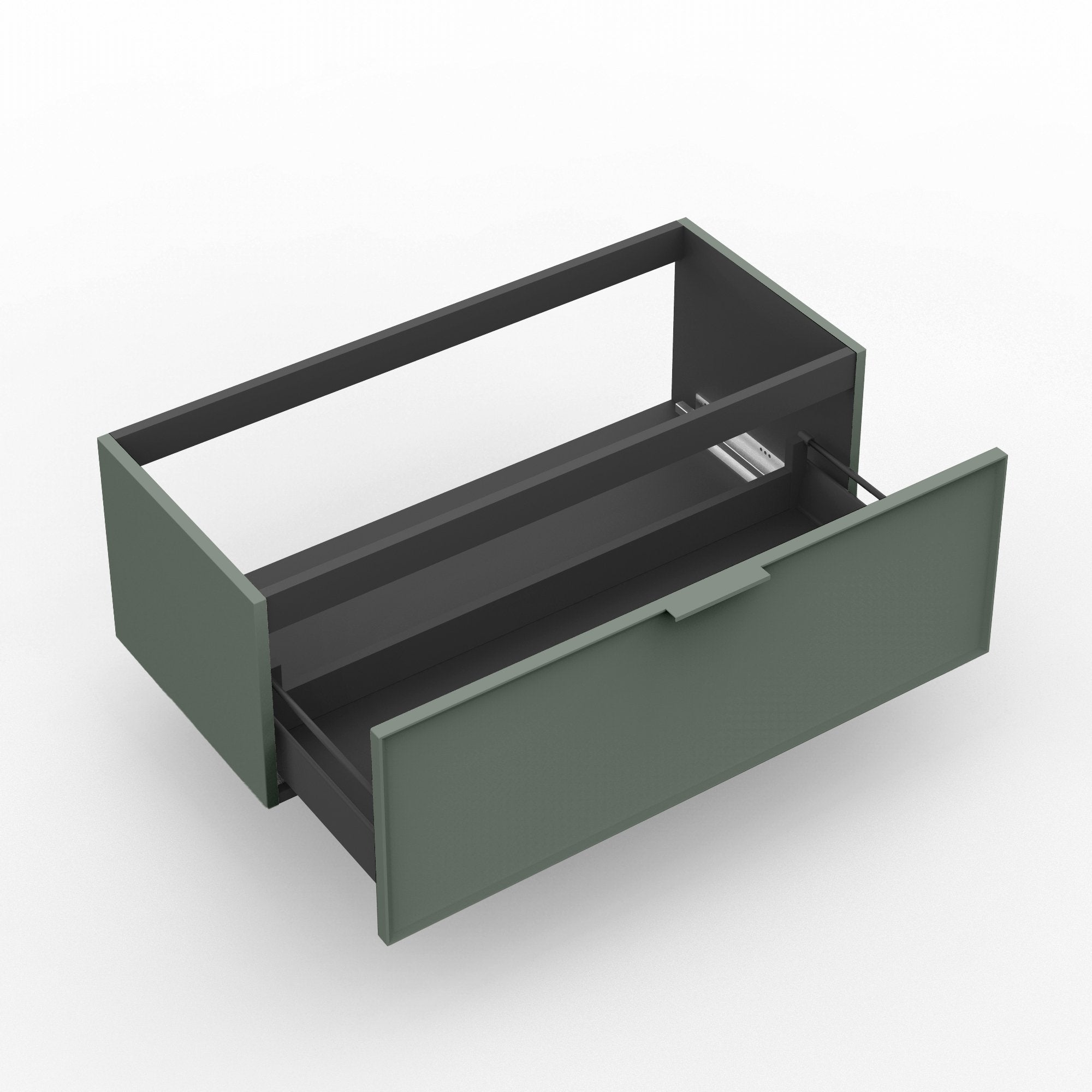 Base portalavabo 1 cestone ATLAS | Verde salvia