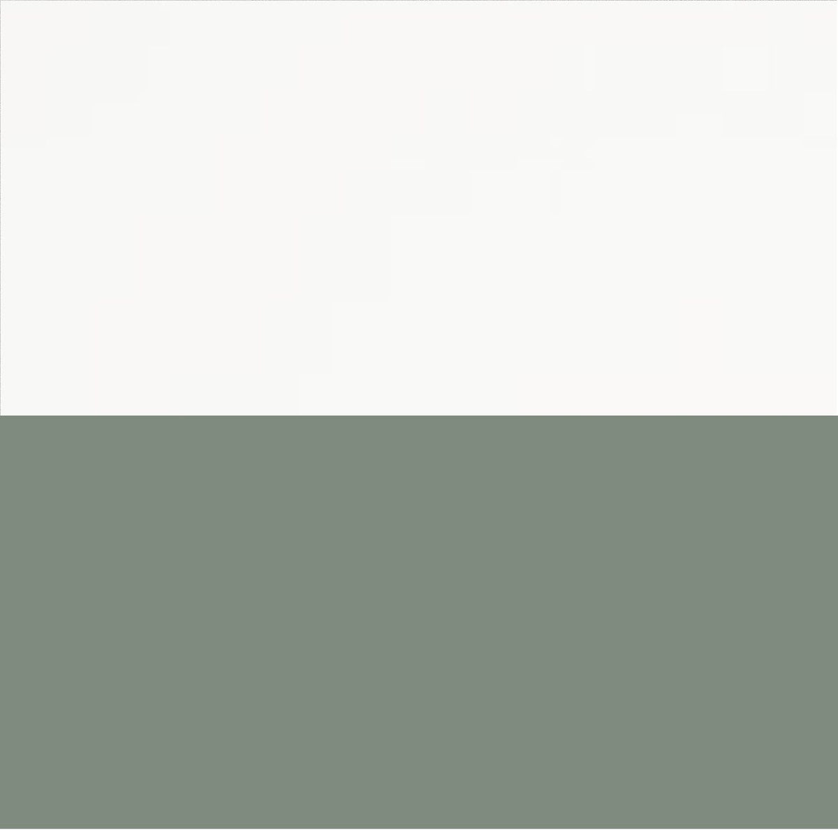 Composizione vasca DX 4 pezzi ATLAS | Bianco/| Verde salvia