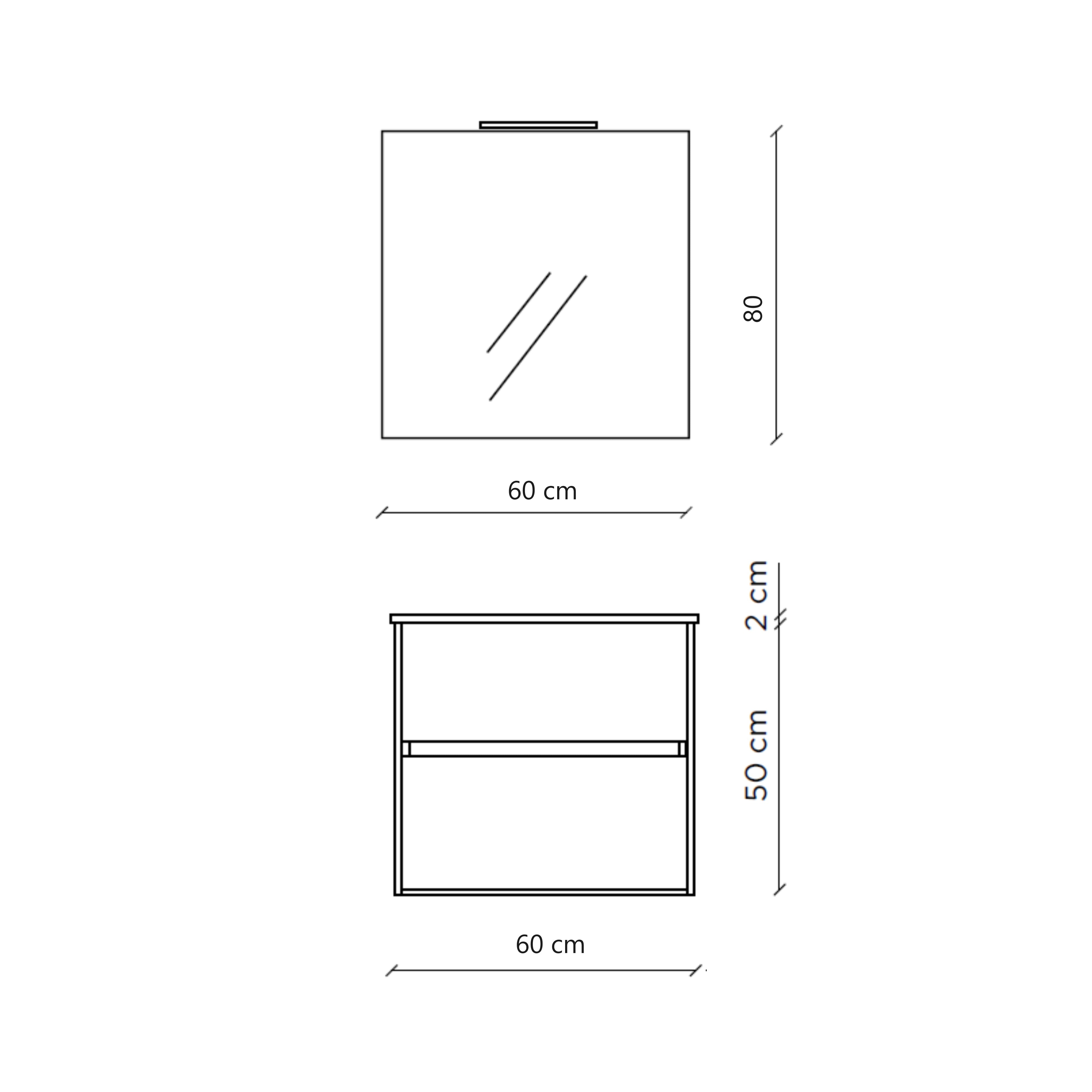 Composizione 4 pezzi PHOEBE | Rovere naturale