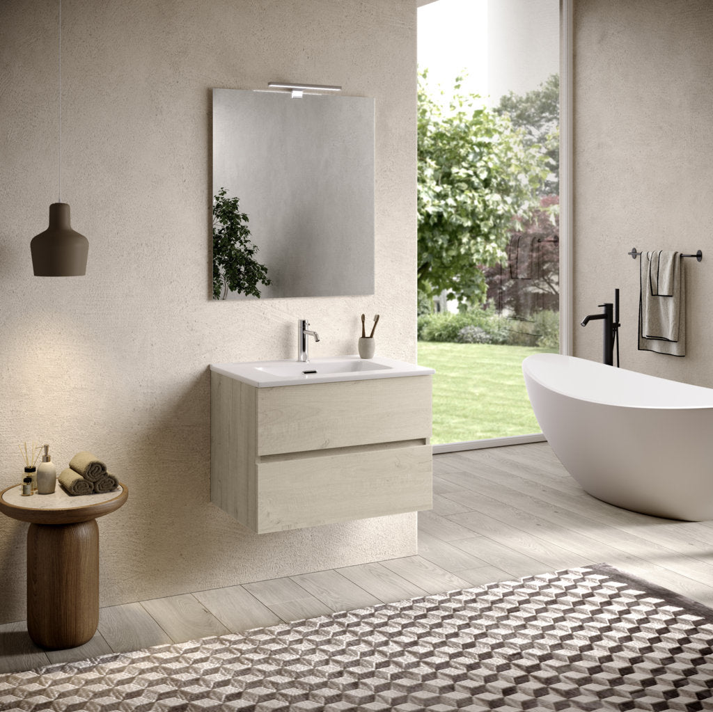 Composizione 4 pezzi PHOEBE | Rovere naturale