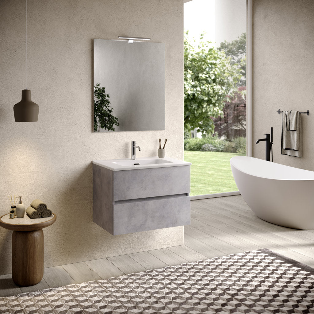 Composizione 4 pezzi PHOEBE | Cemento