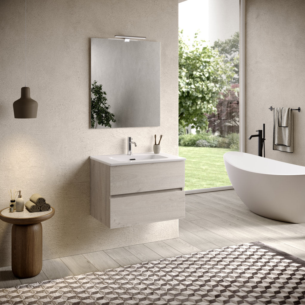 Composizione 4 pezzi PHOEBE | Rovere naturale