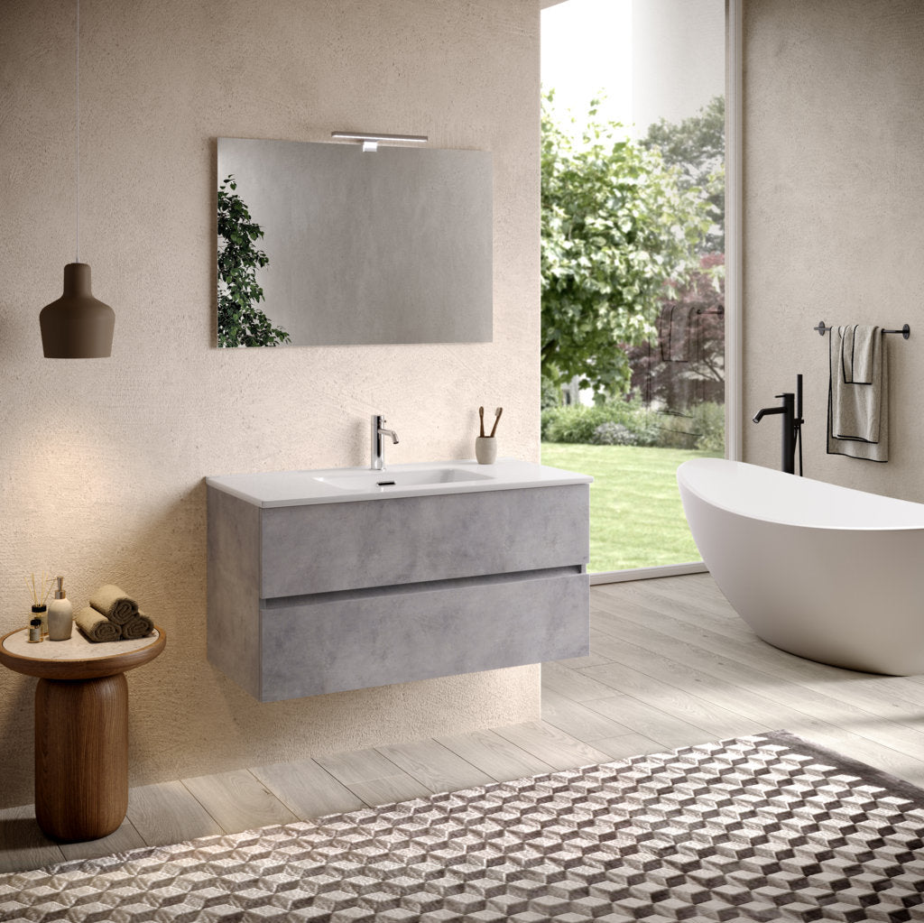 Composizione 4 pezzi PHOEBE | Cemento