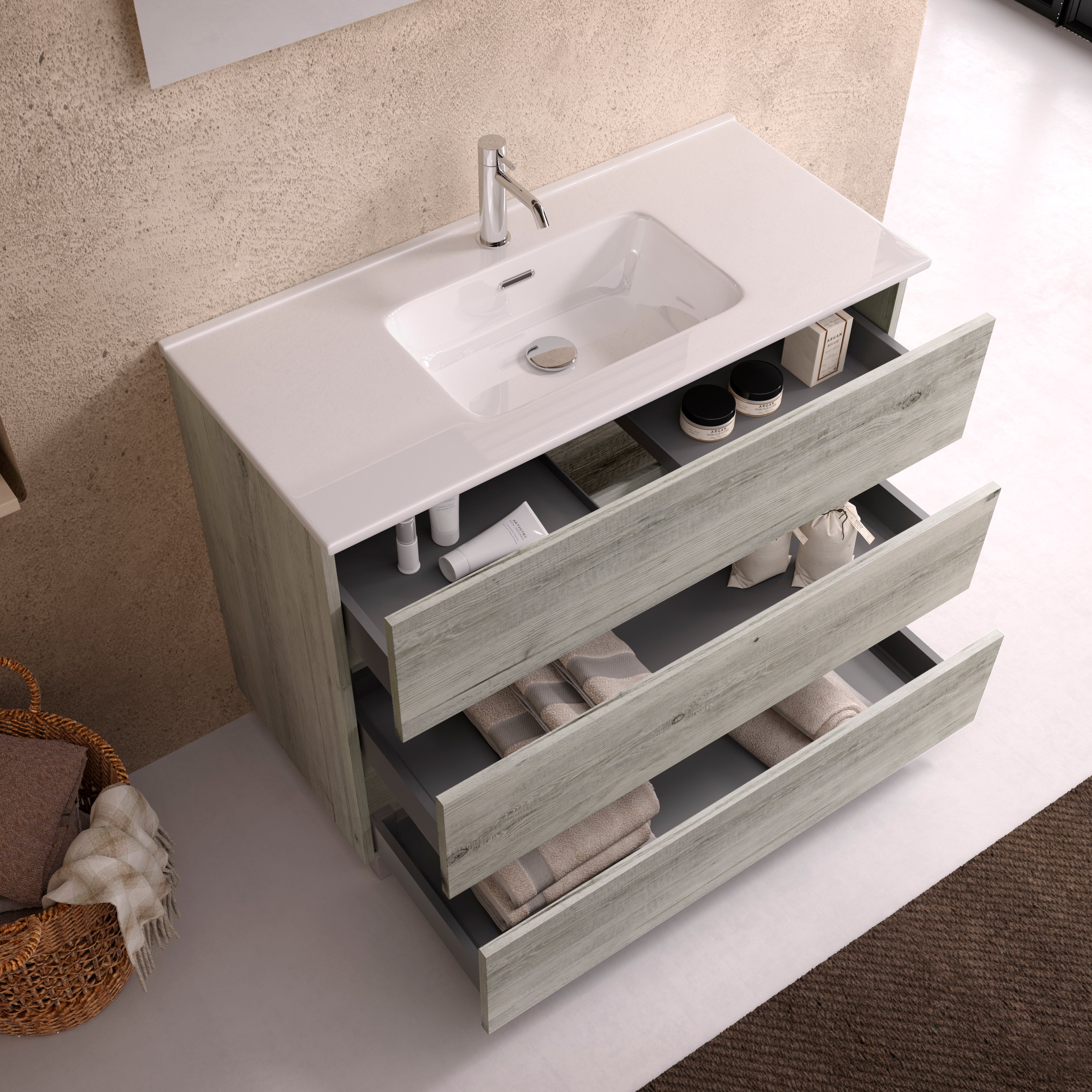 Composizione 4 pezzi PHOEBE | Pino artico B