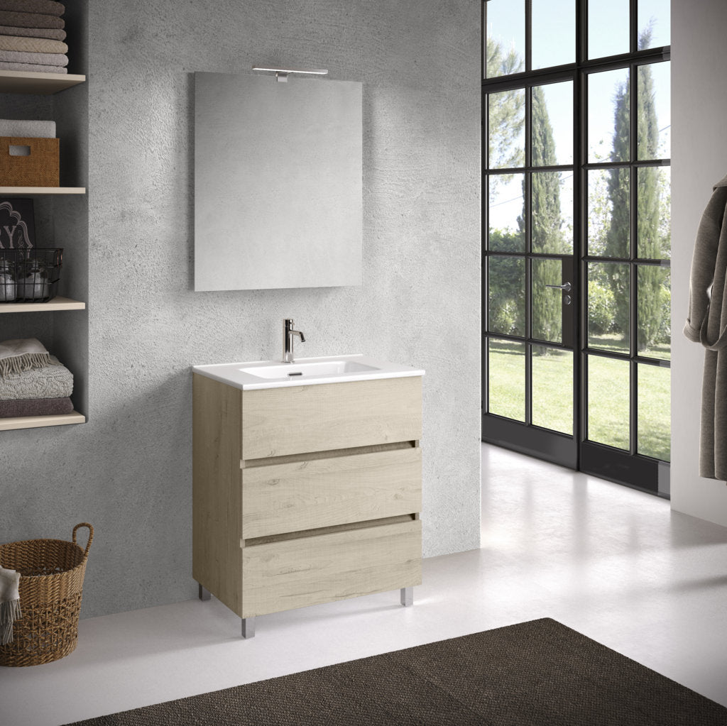 Composizione 4 pezzi PHOEBE | Rovere naturale B