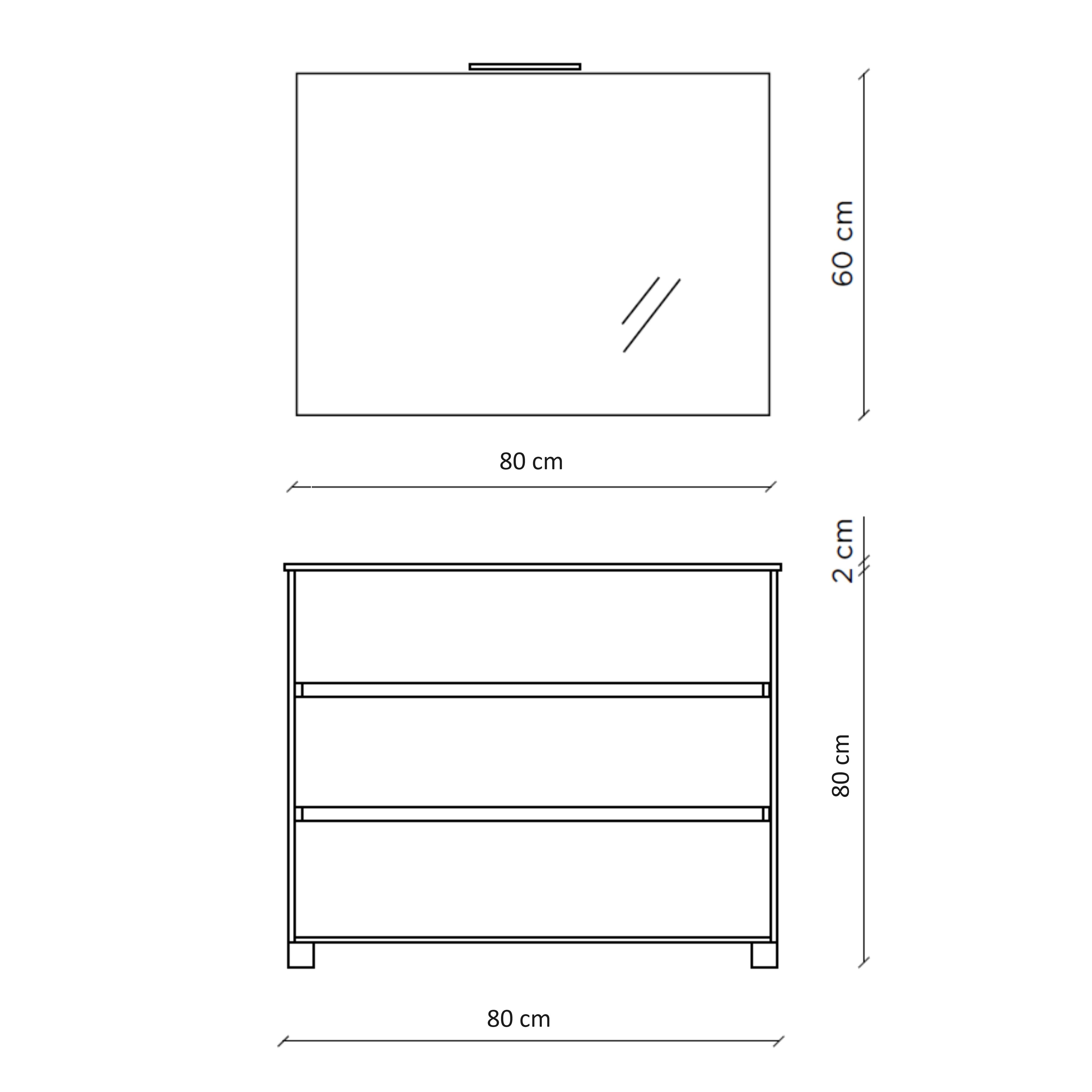 Composizione 4 pezzi PHOEBE | Cemento B