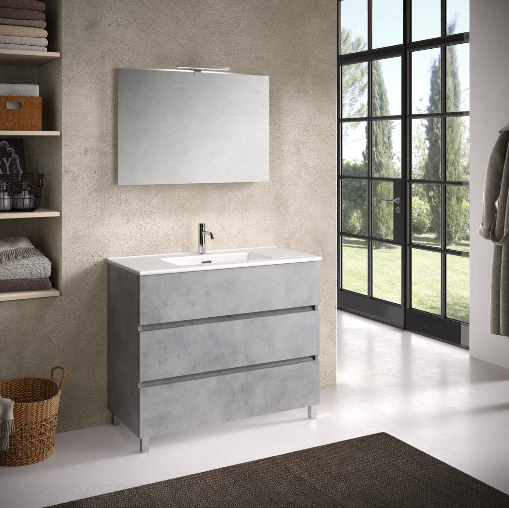 Composizione 4 pezzi PHOEBE | Cemento B